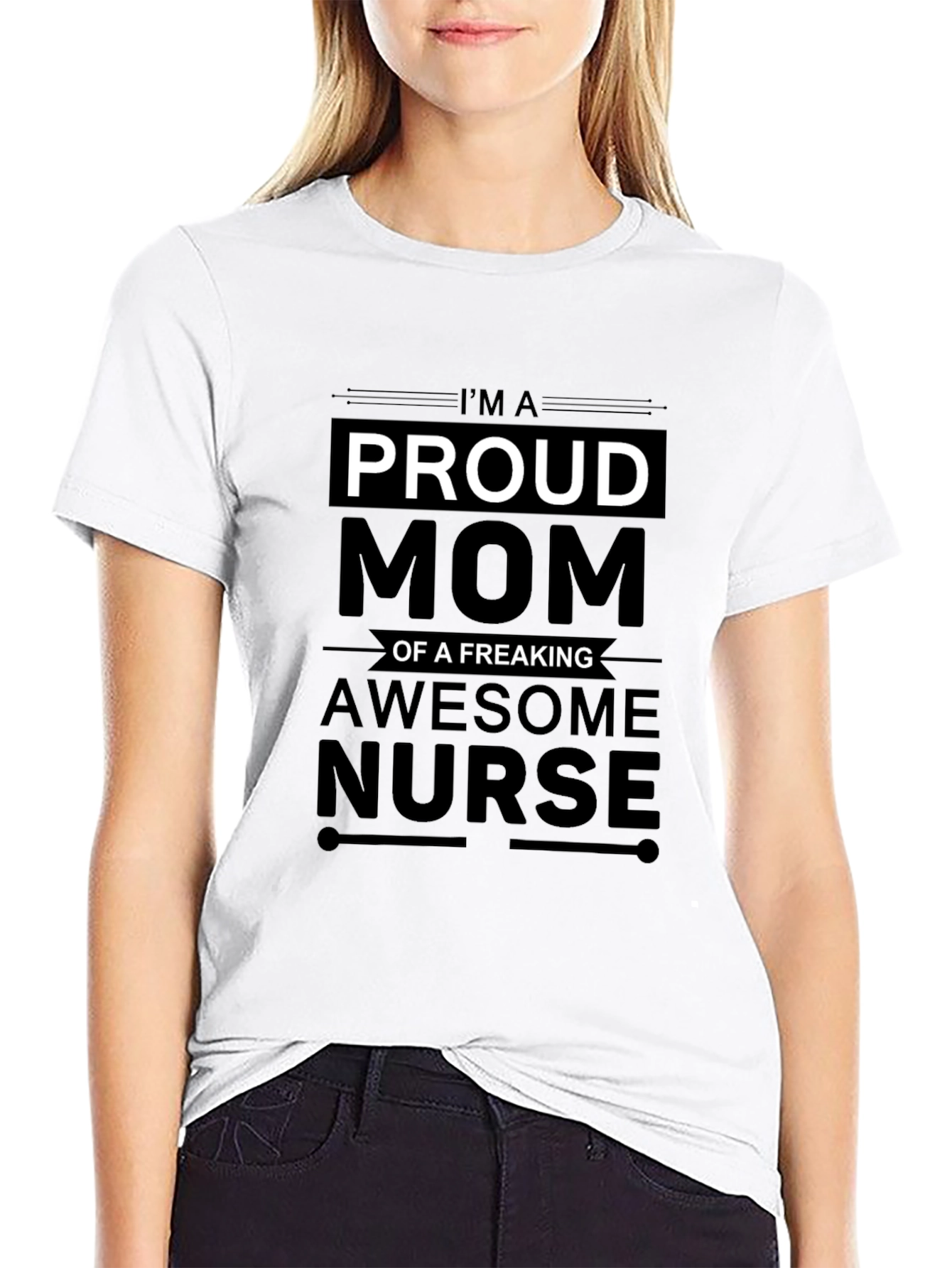 Proud Mom of an Awesome Nurse T-Shirt