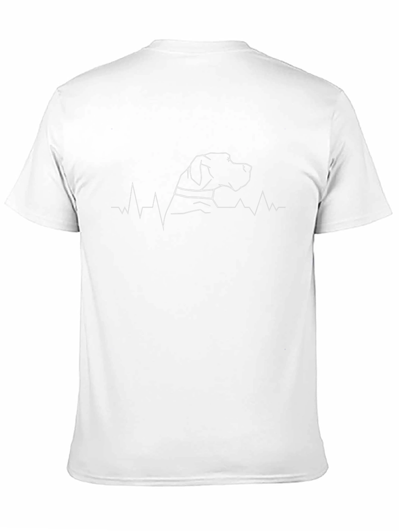 Dog Breed Heartbeat T-Shirt - Black
