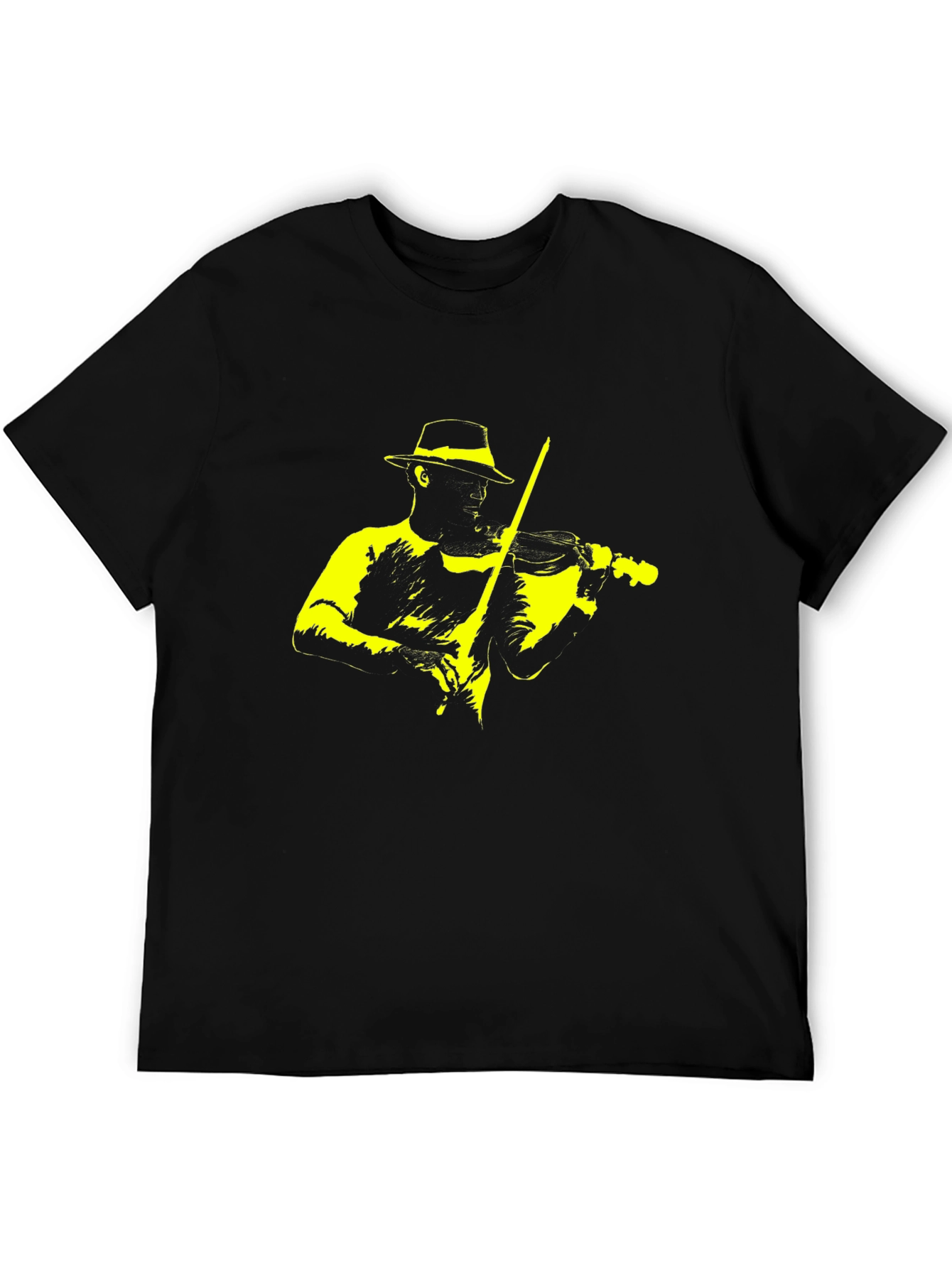 Musician Graphic Tee - Black T-Shirt