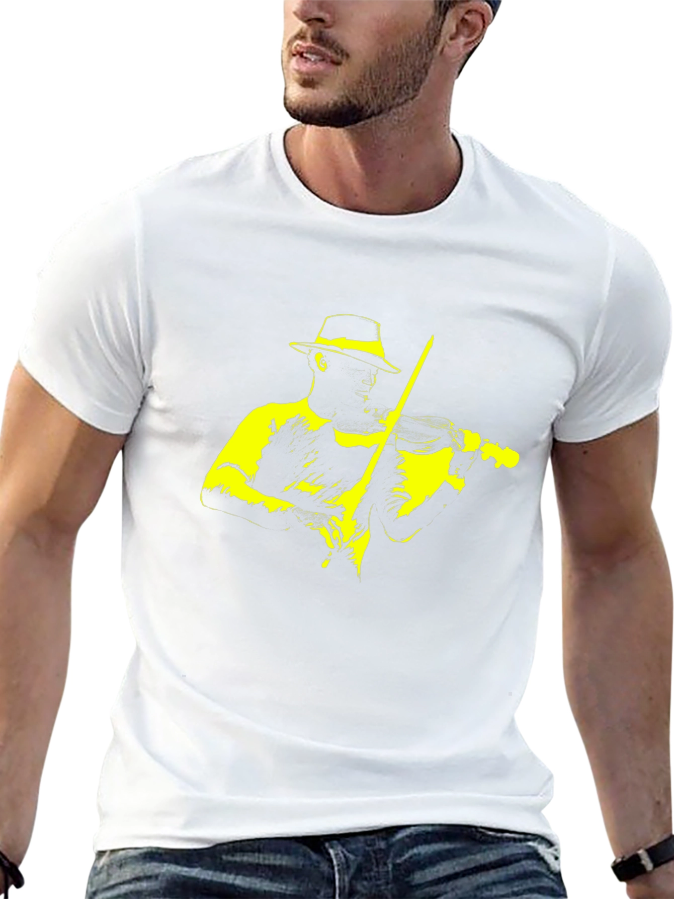Musician Graphic Tee - Black T-Shirt