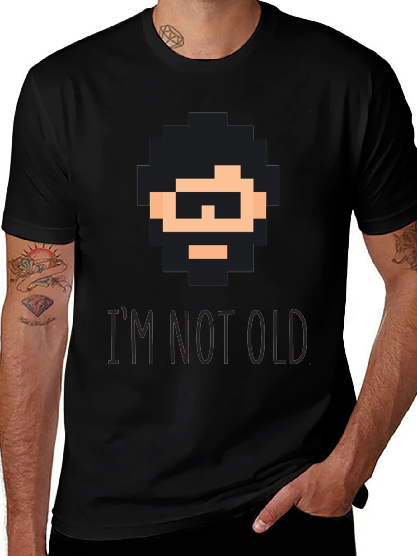 Retro Gamer T-Shirt - Im Not Old Pixel Art