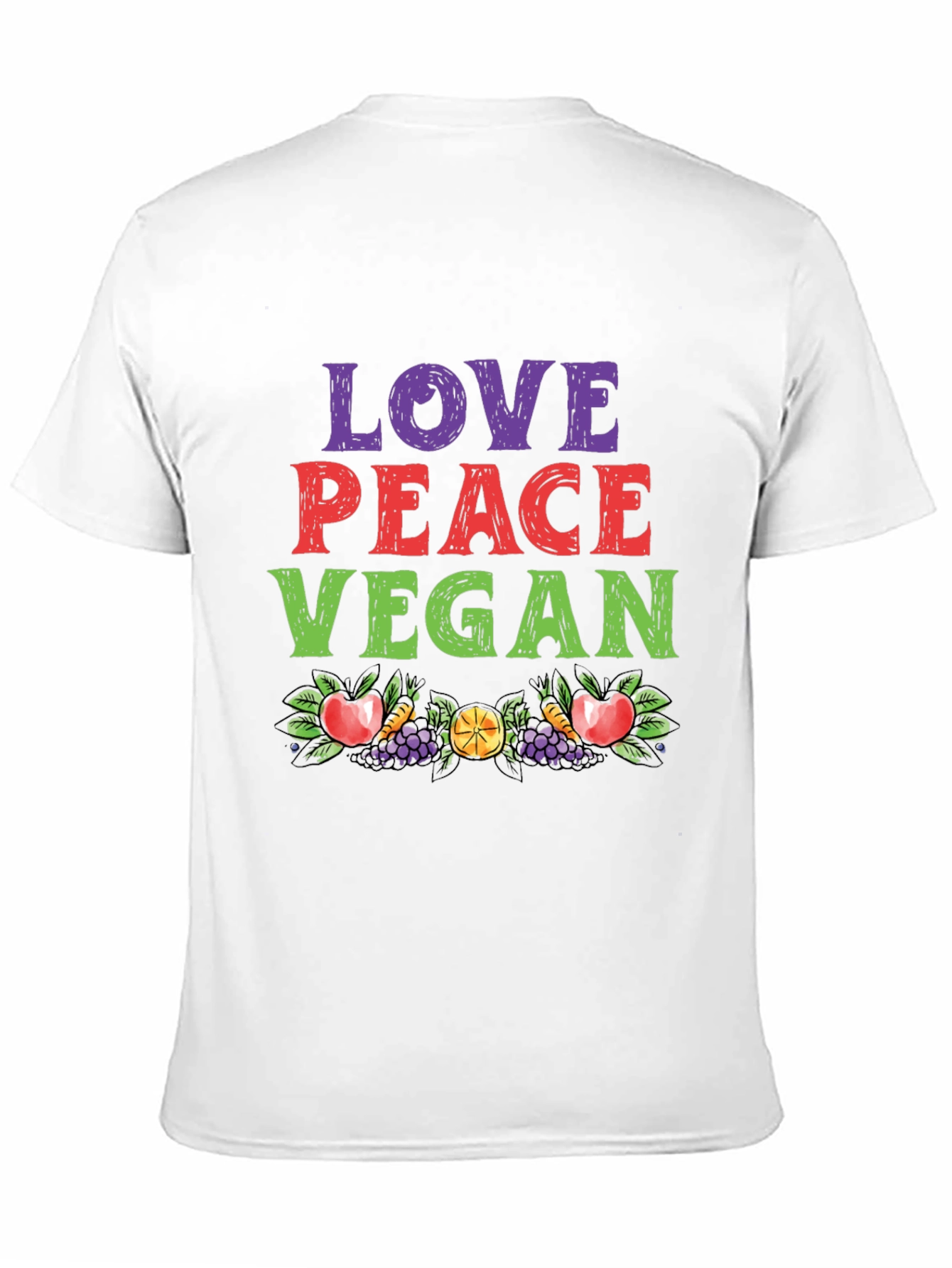 Love Peace Vegan T-Shirt