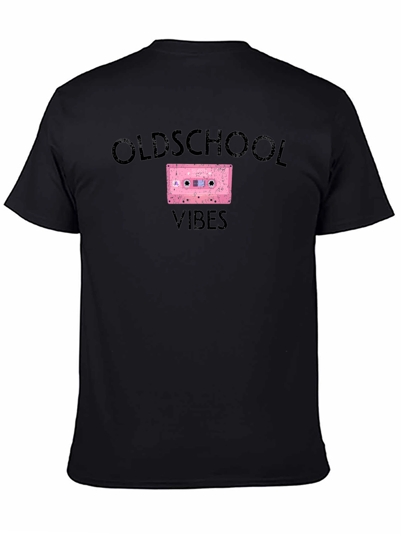 Oldschool Vibes Cassette Tape Graphic T-Shirt