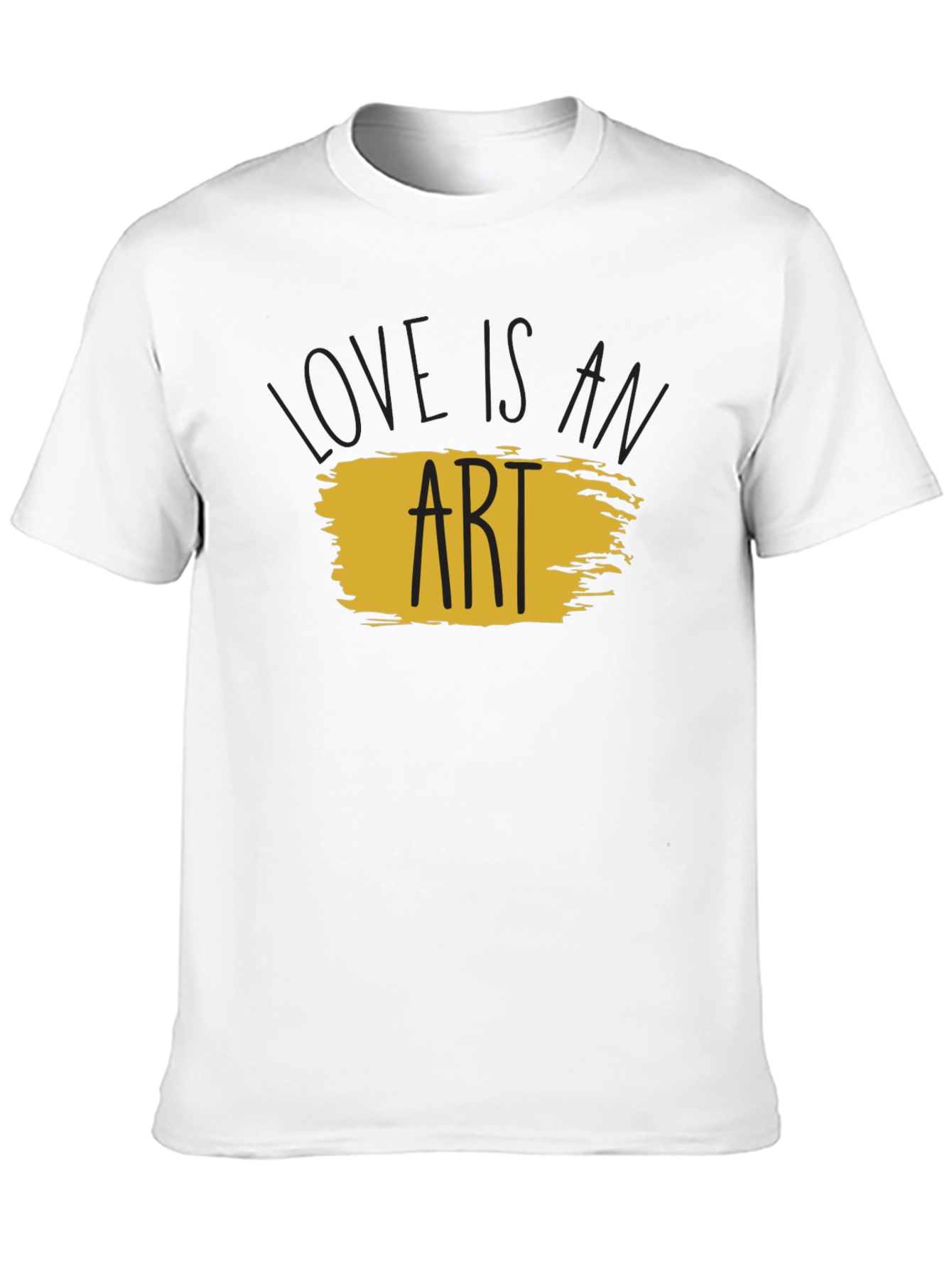 Love is an Art Black T-Shirt