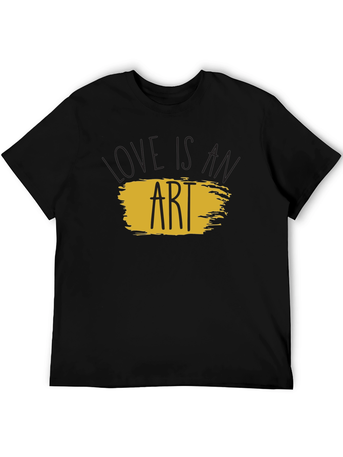 Love is an Art Black T-Shirt