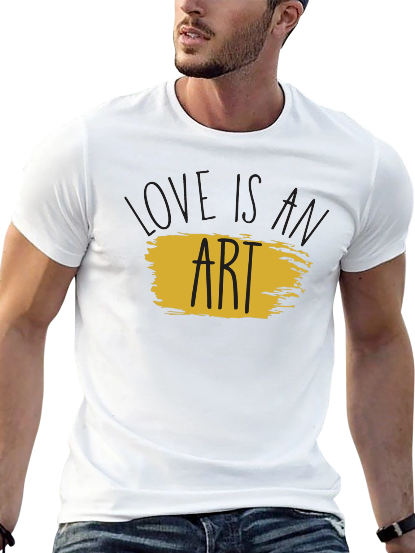 Love is an Art Black T-Shirt