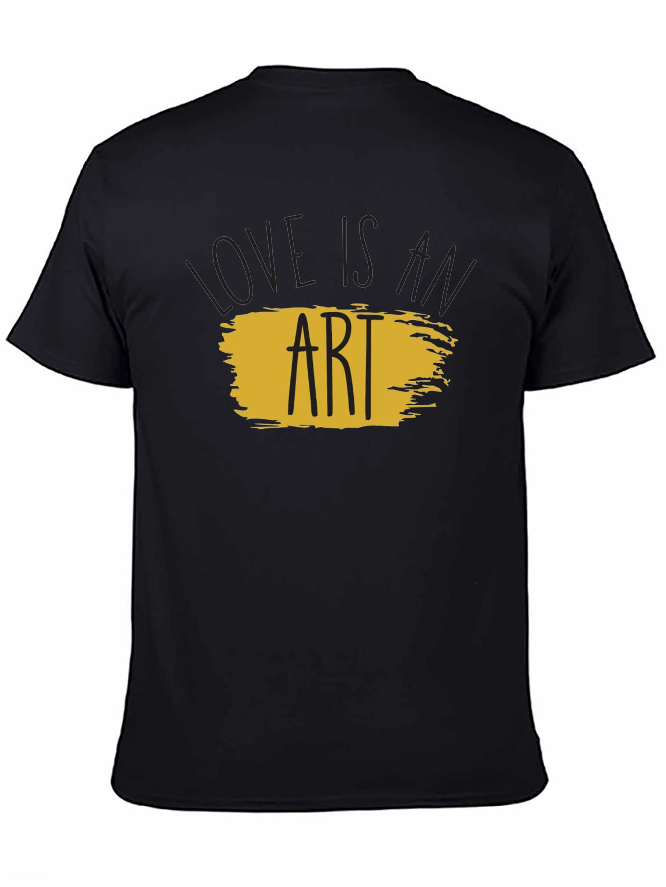 Love is an Art Black T-Shirt