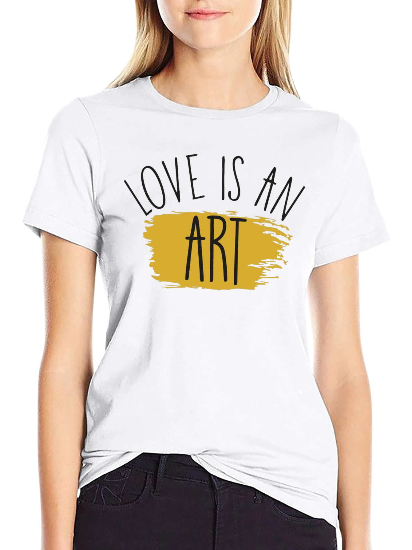 Love is an Art Black T-Shirt