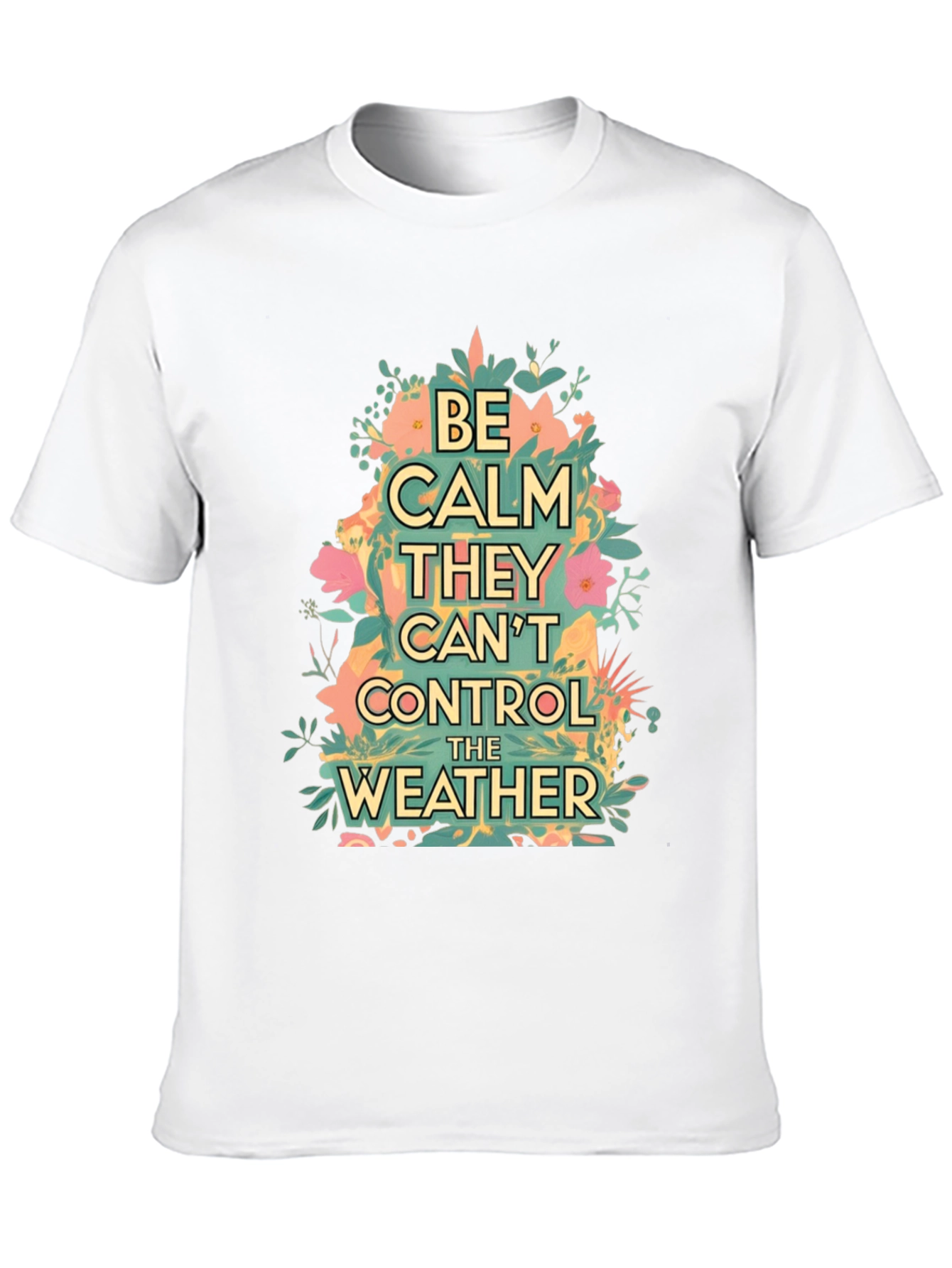 Be Calm They Cant Control The Weather Graphic Tee