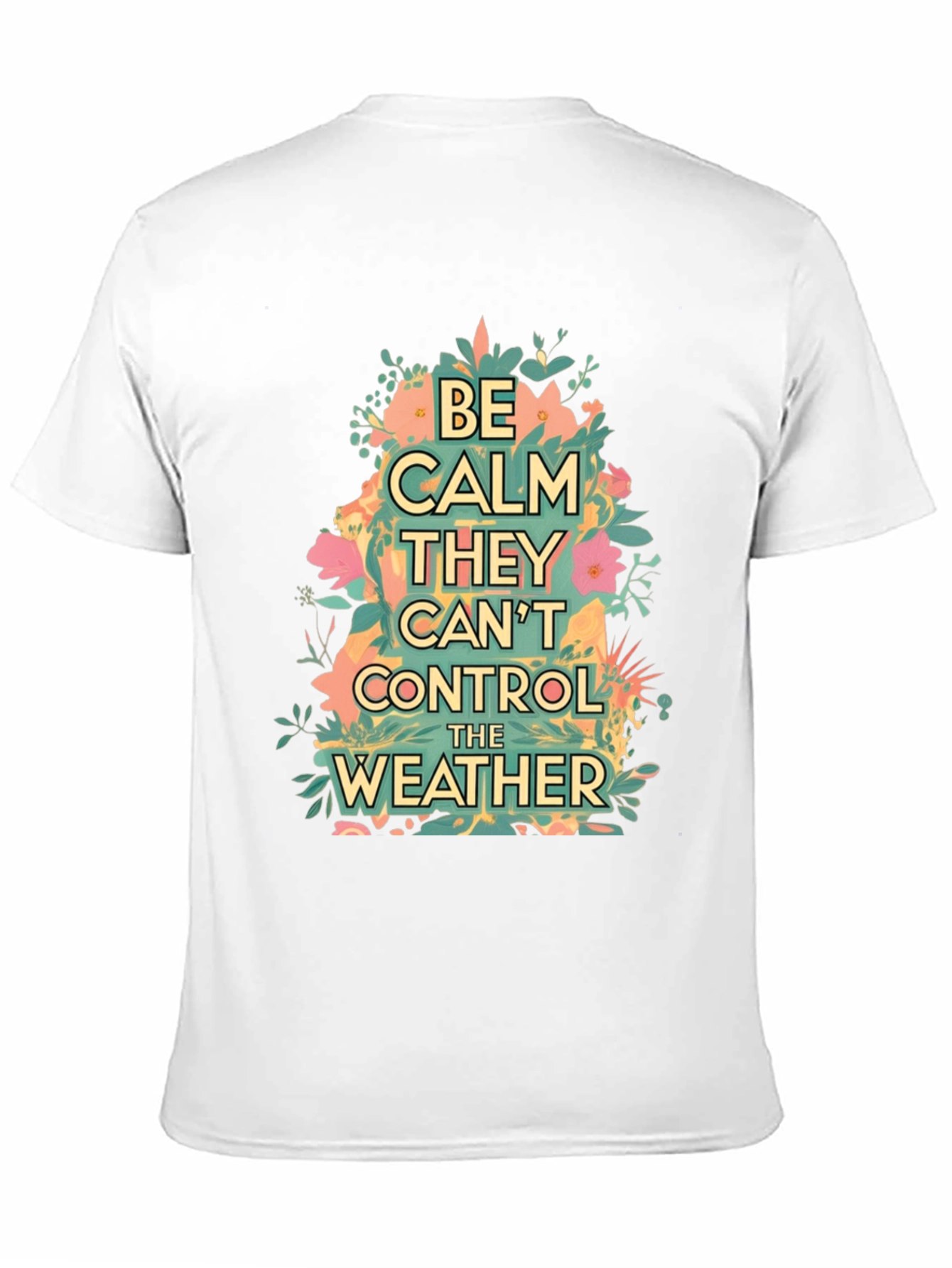 Be Calm They Cant Control The Weather Graphic Tee
