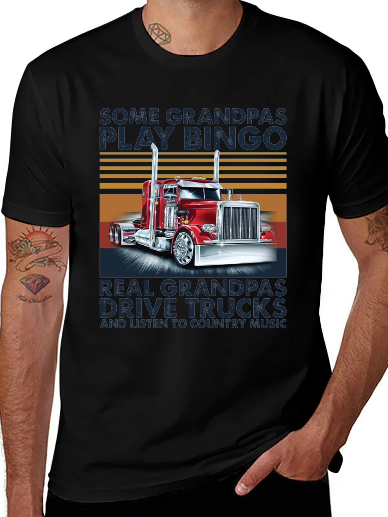 Grandpa Trucker T-Shirt