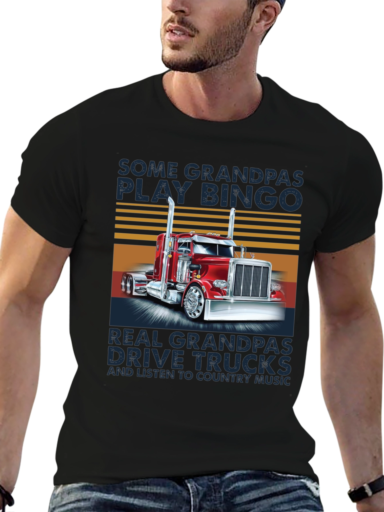 Grandpa Trucker T-Shirt
