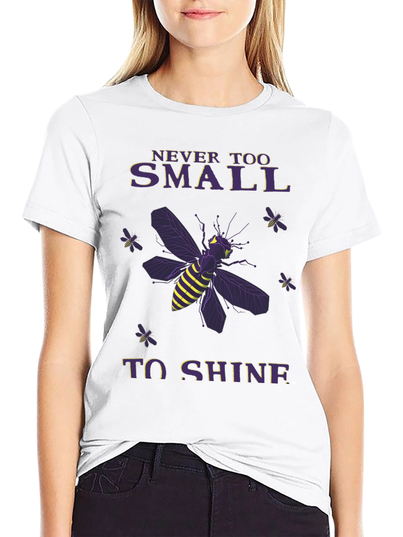 Never Too Small to Shine Graphic Tee