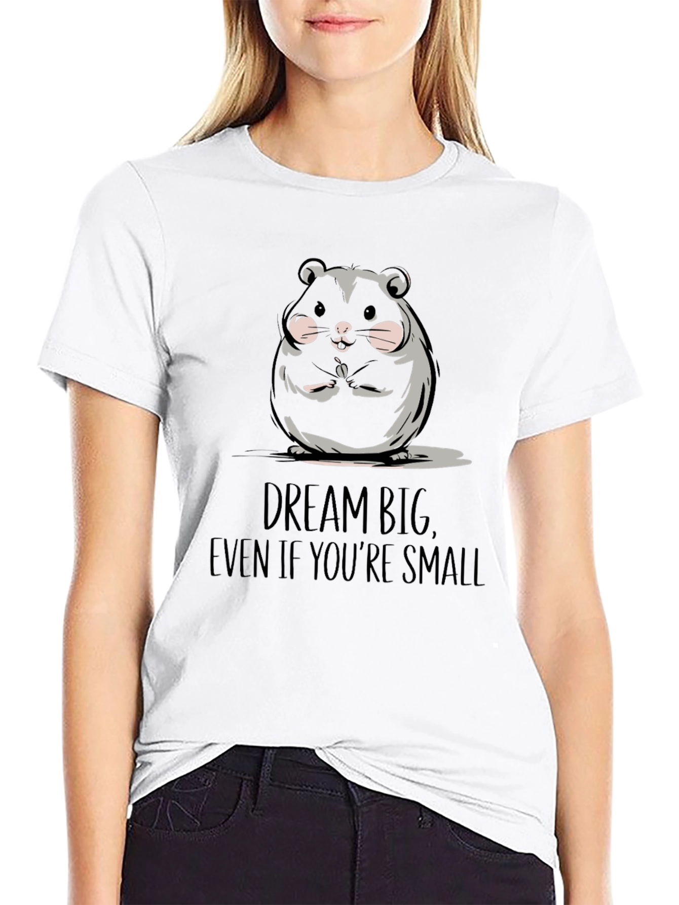 Dream Big Hamster Graphic Tee