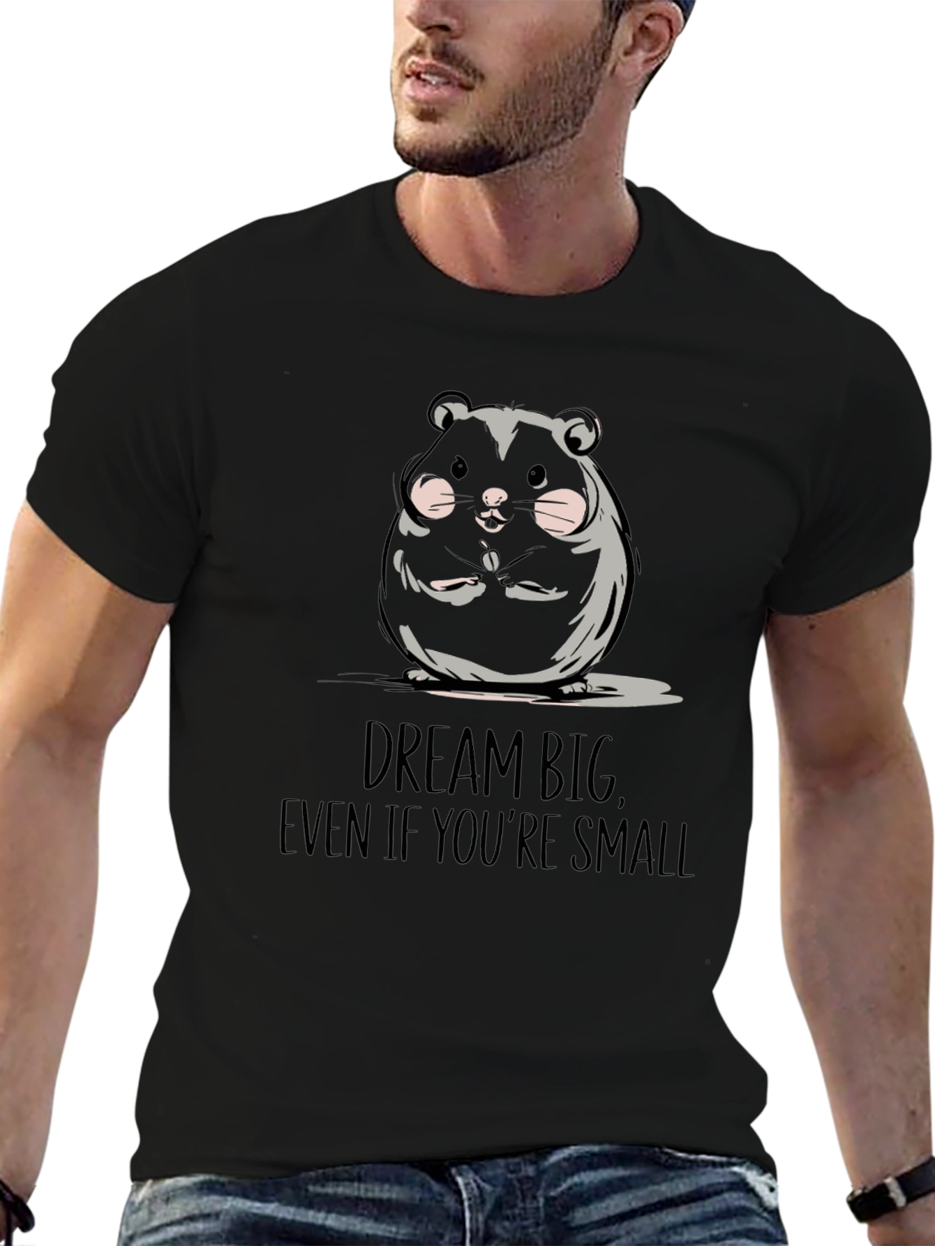 Dream Big Hamster Graphic Tee