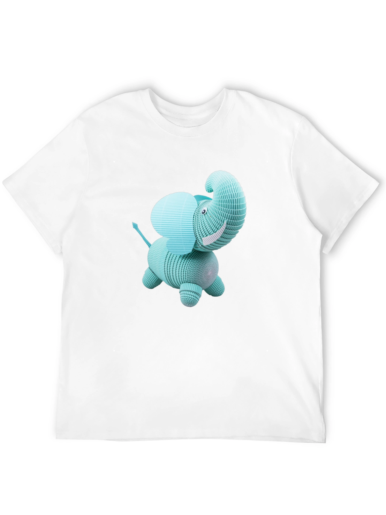Cute Elephant Graphic Tee - Modern Design