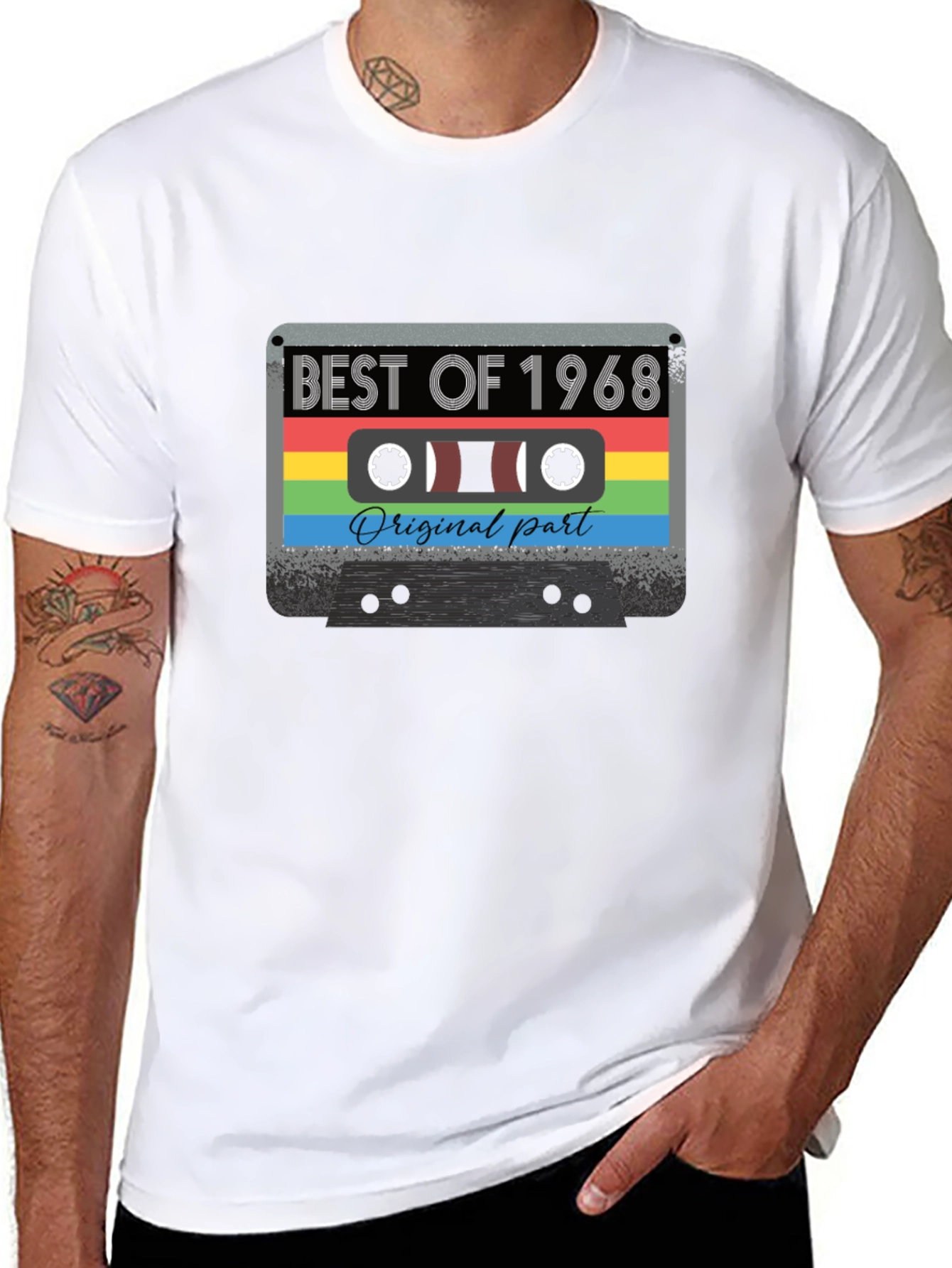 Best of 1968 Cassette Tape Graphic T-Shirt