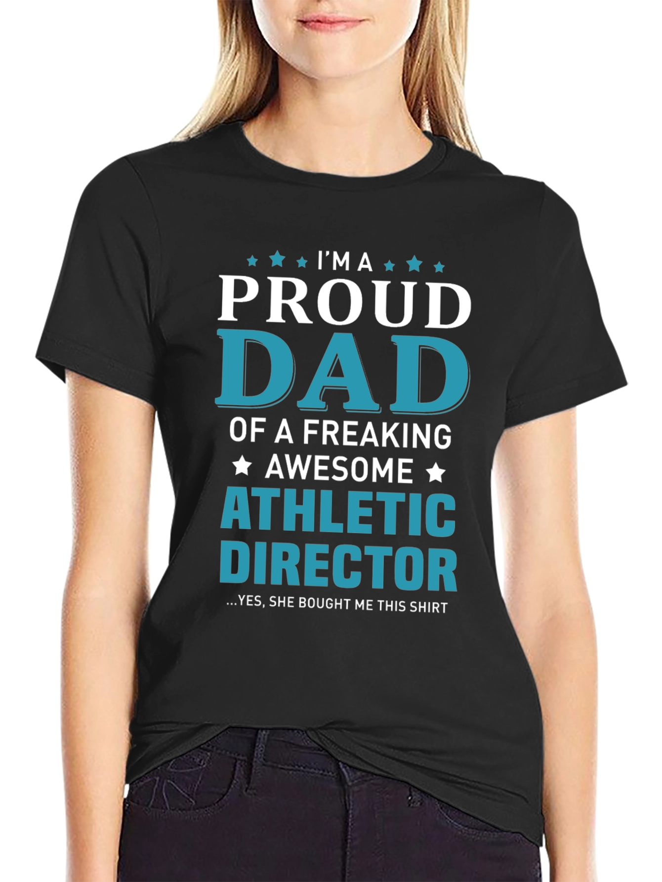 Proud Dad Athletic Director Graphic T-Shirt