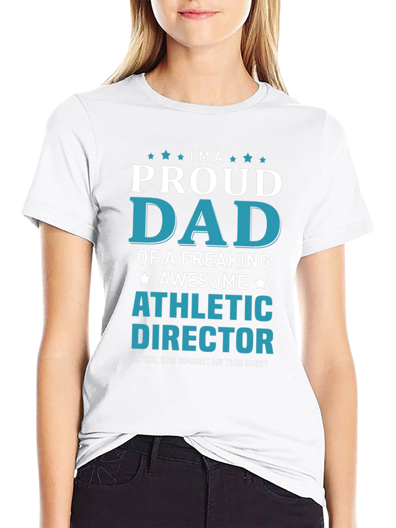 Proud Dad Athletic Director Graphic T-Shirt