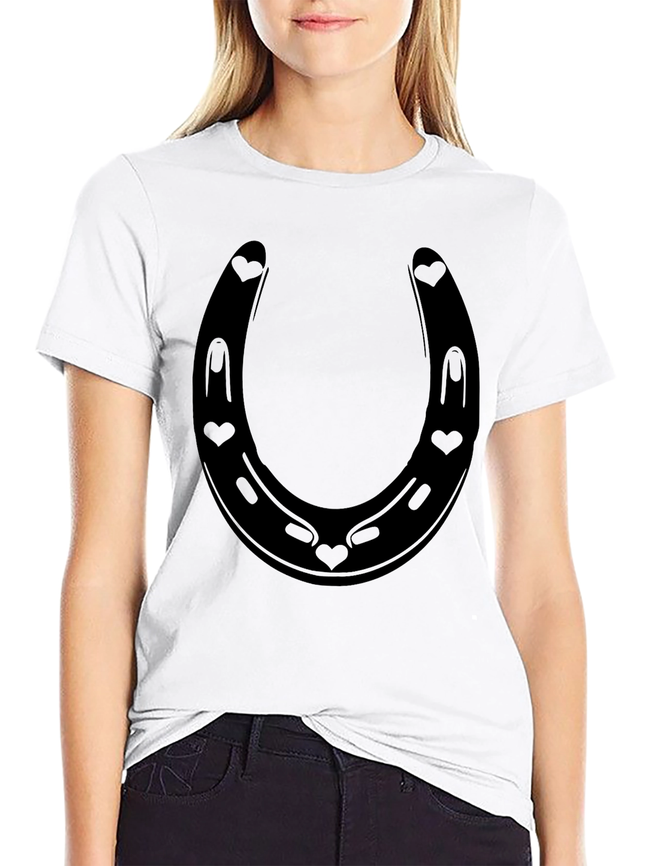 Lucky Horseshoe Graphic T-Shirt