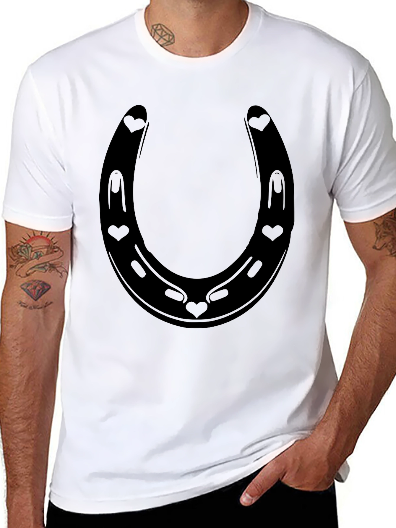 Lucky Horseshoe Graphic T-Shirt