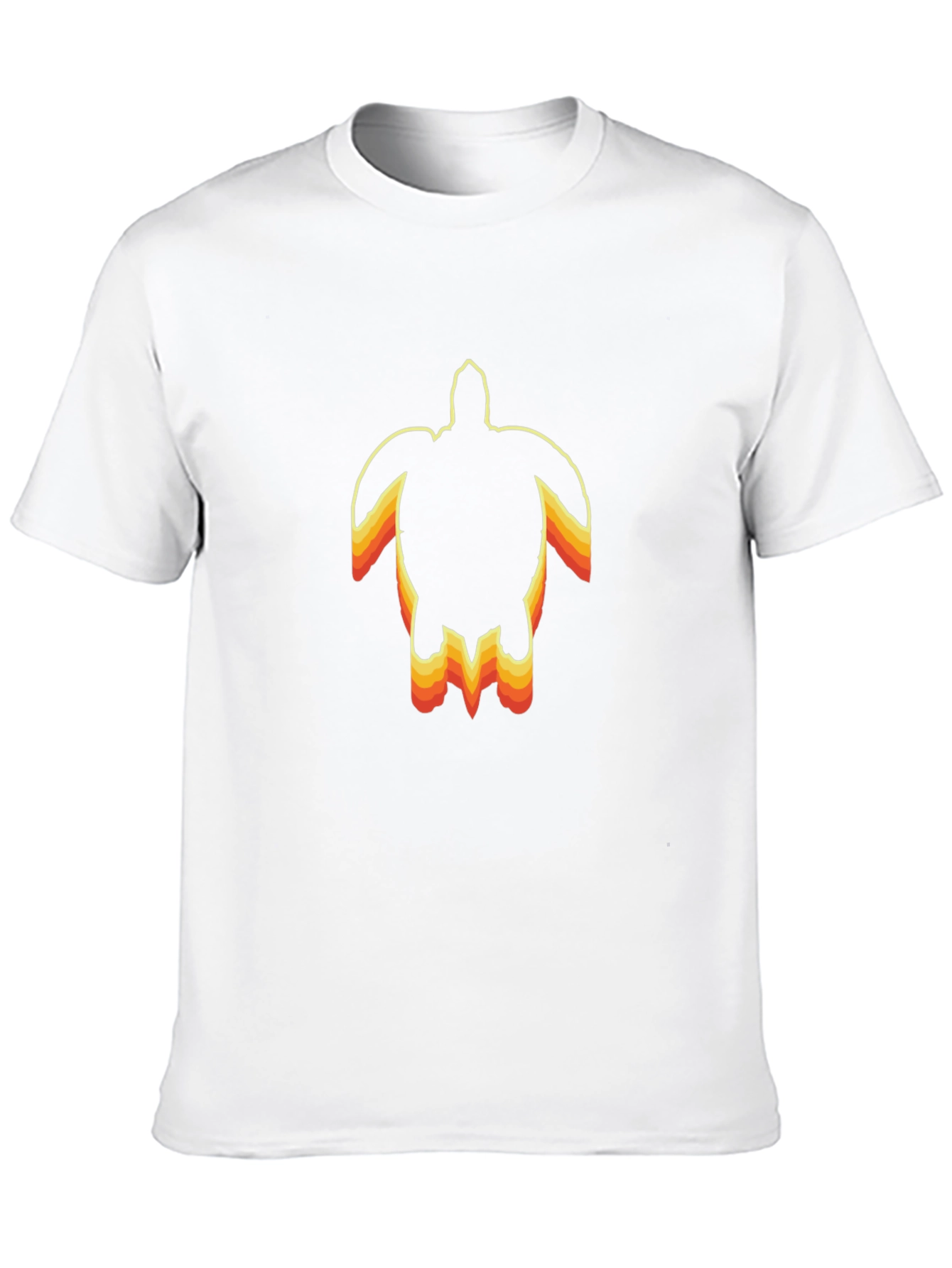 Retro Turtle Graphic Tee - Black