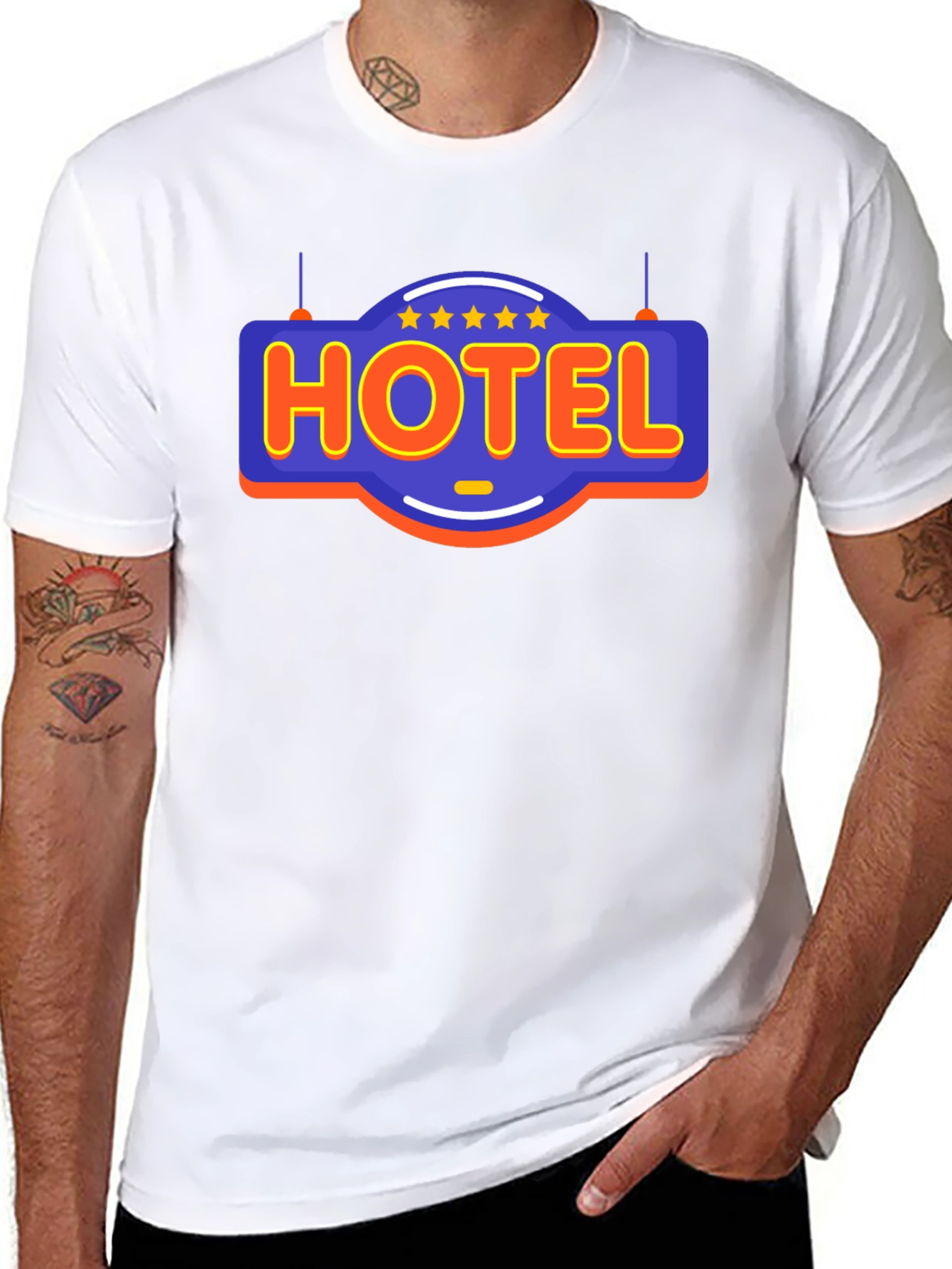 Hotel Neon Sign T-Shirt