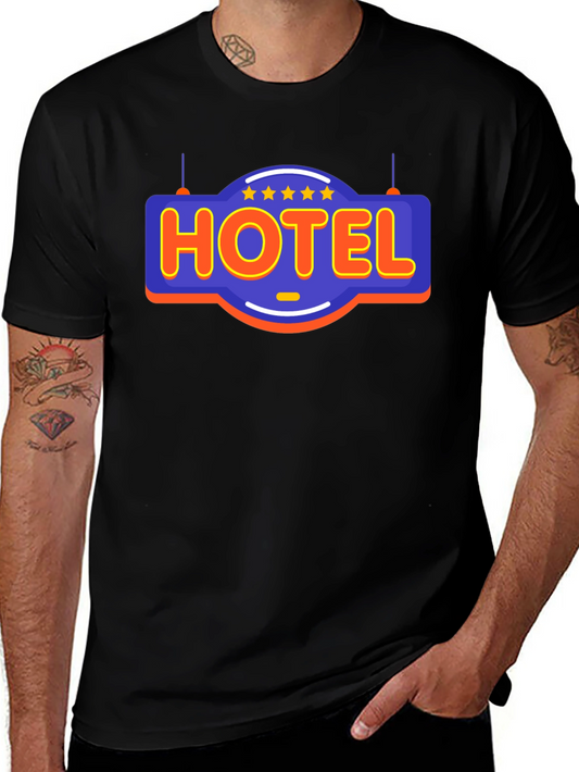 Hotel Neon Sign T-Shirt