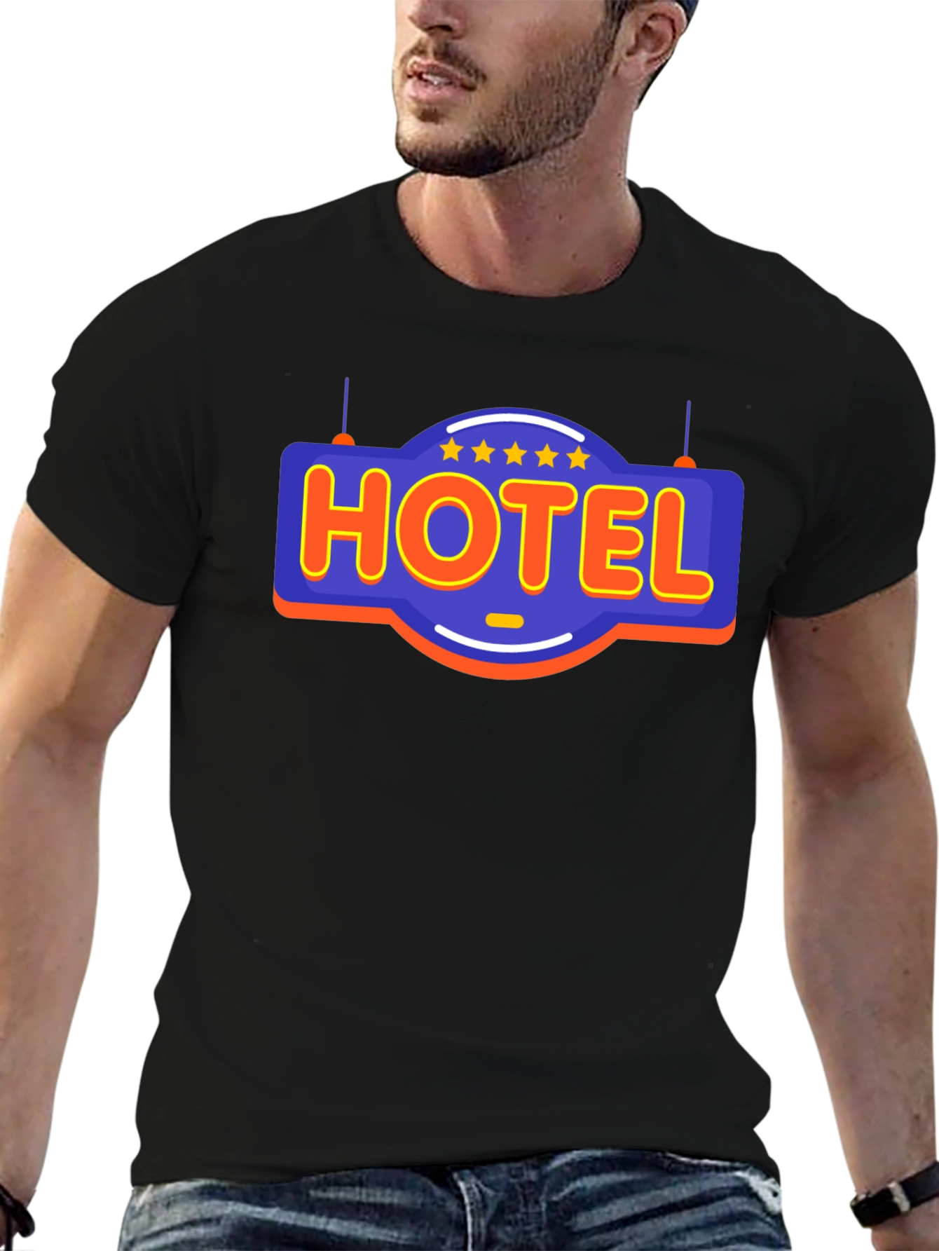 Hotel Neon Sign T-Shirt