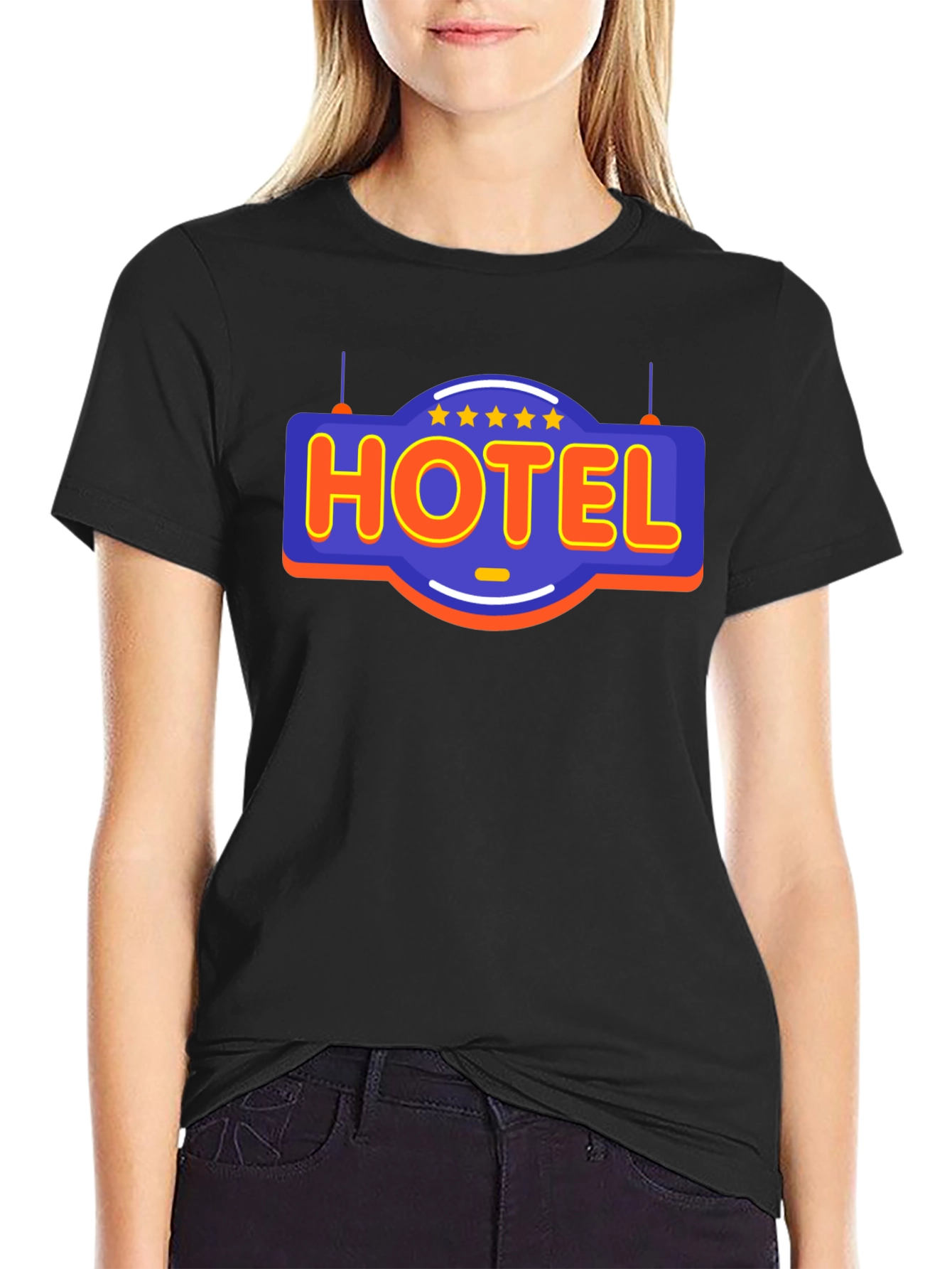 Hotel Neon Sign T-Shirt