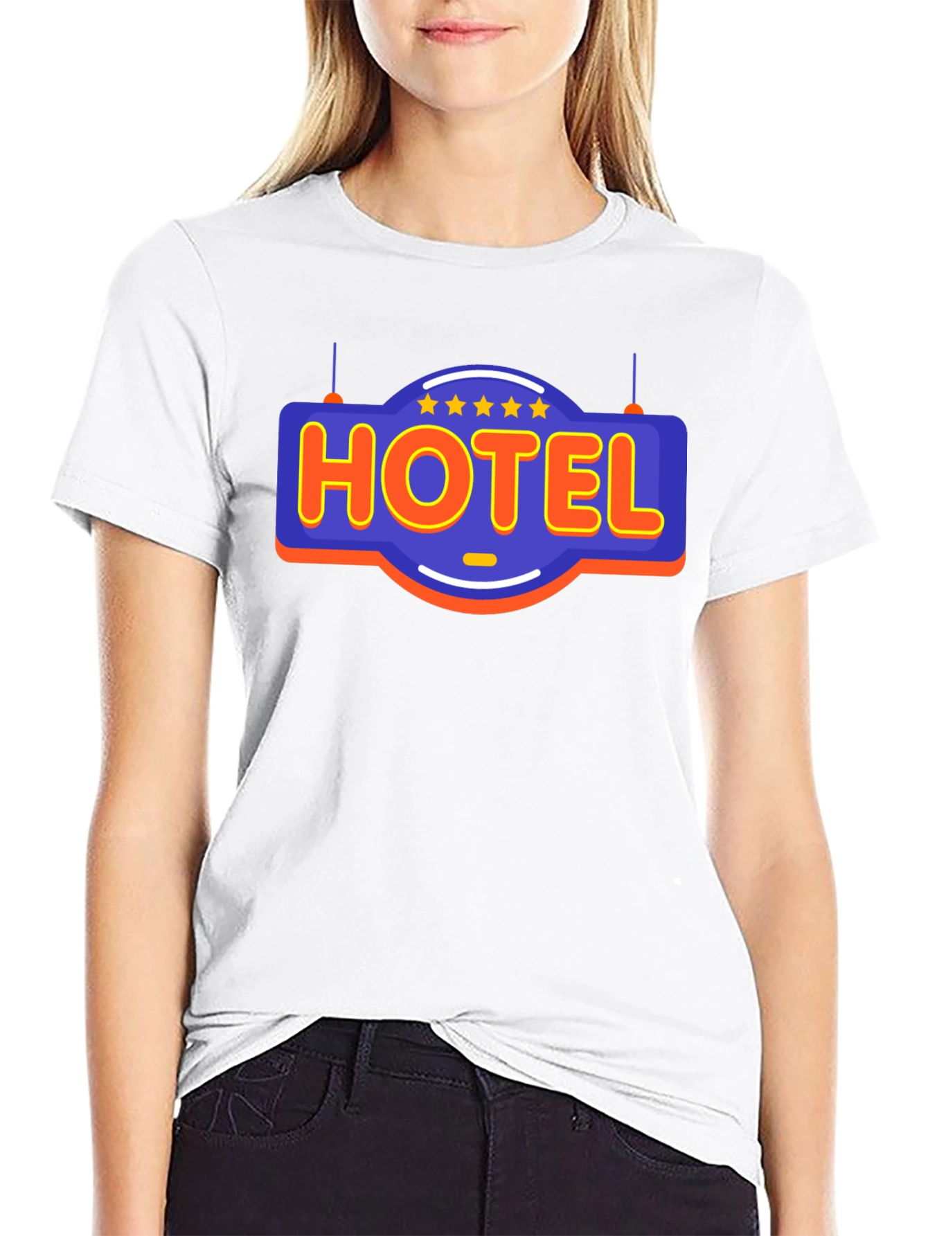 Hotel Neon Sign T-Shirt