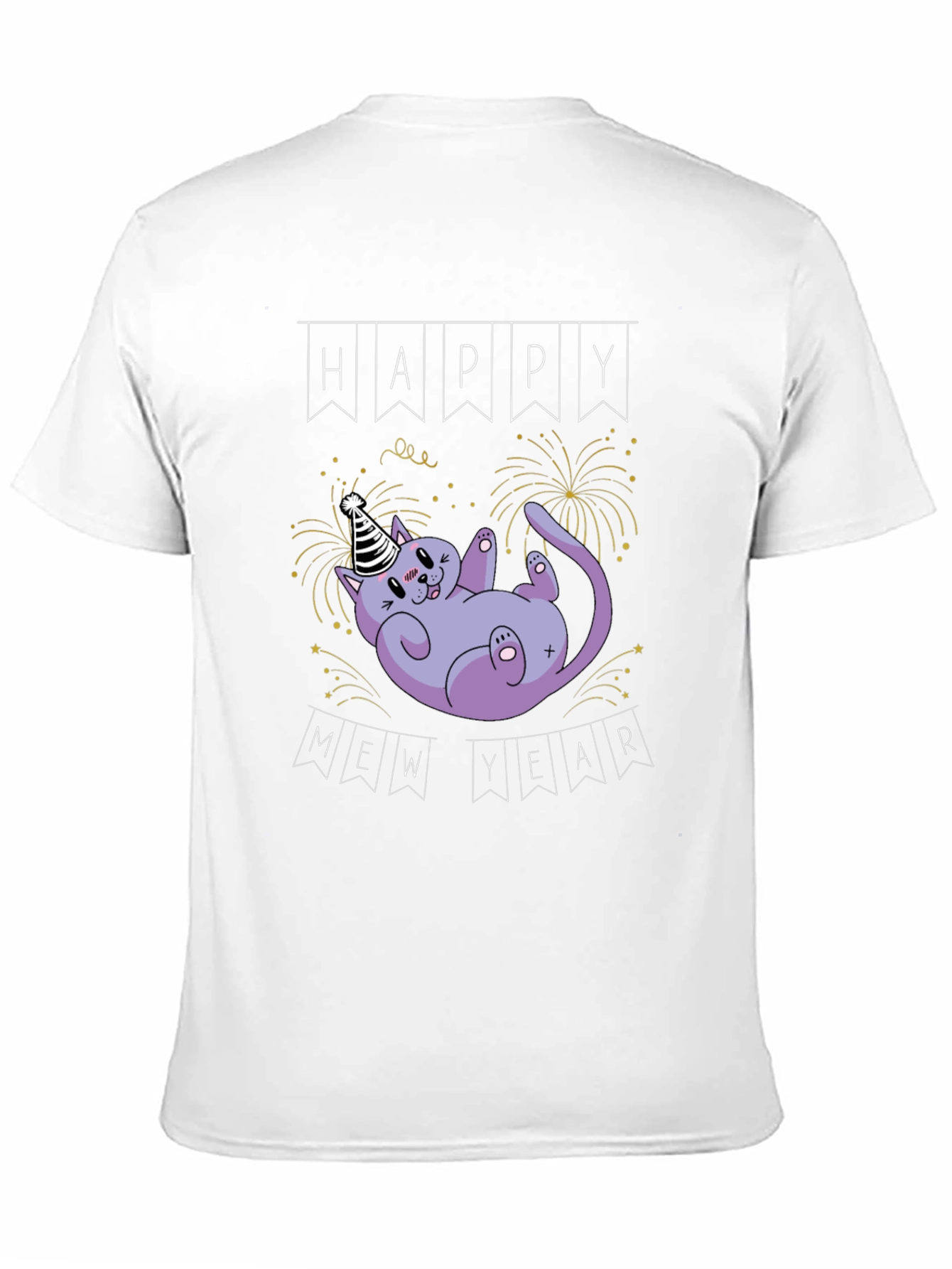 Happy Mew Year Cat T-Shirt