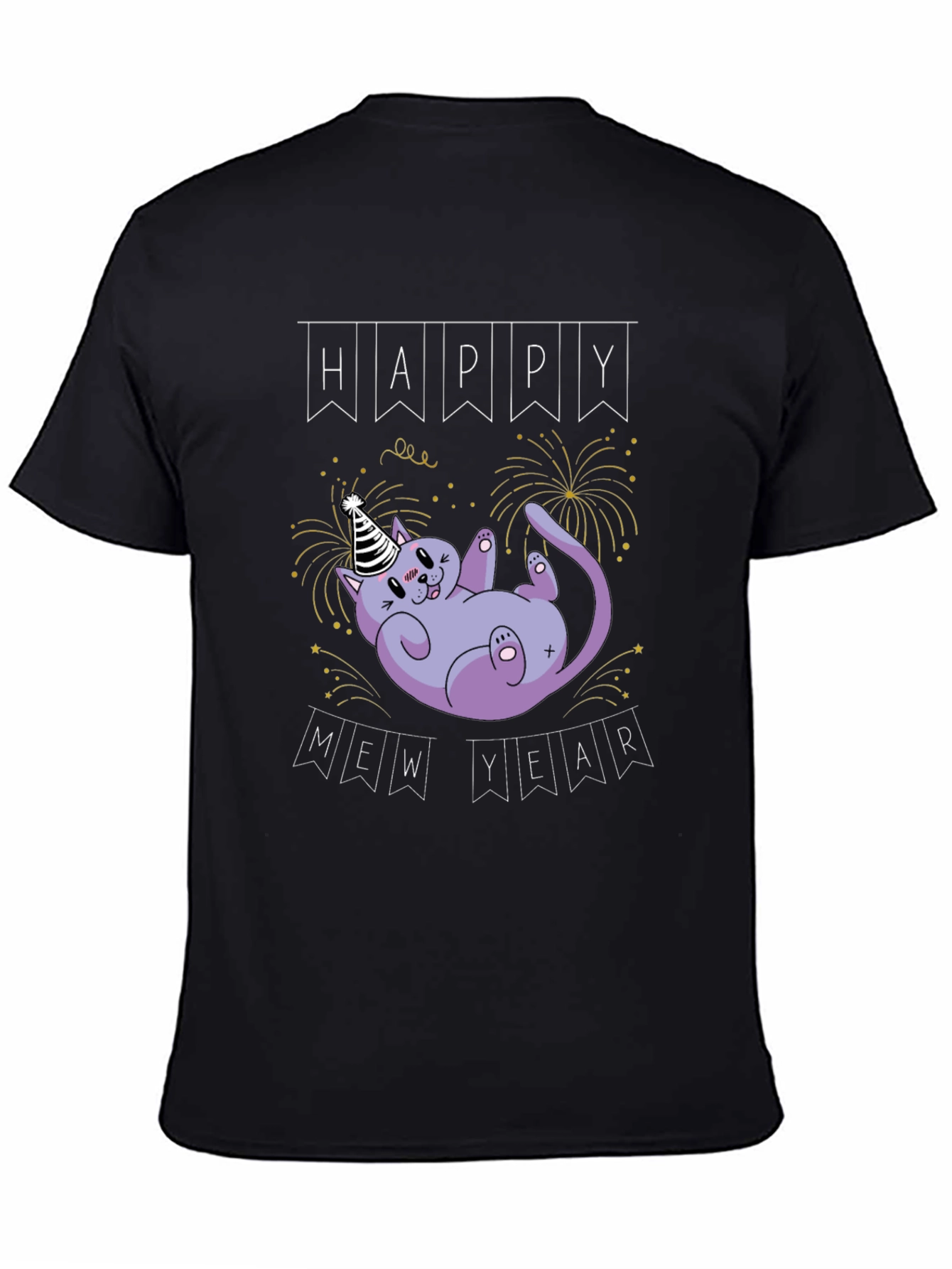 Happy Mew Year Cat T-Shirt