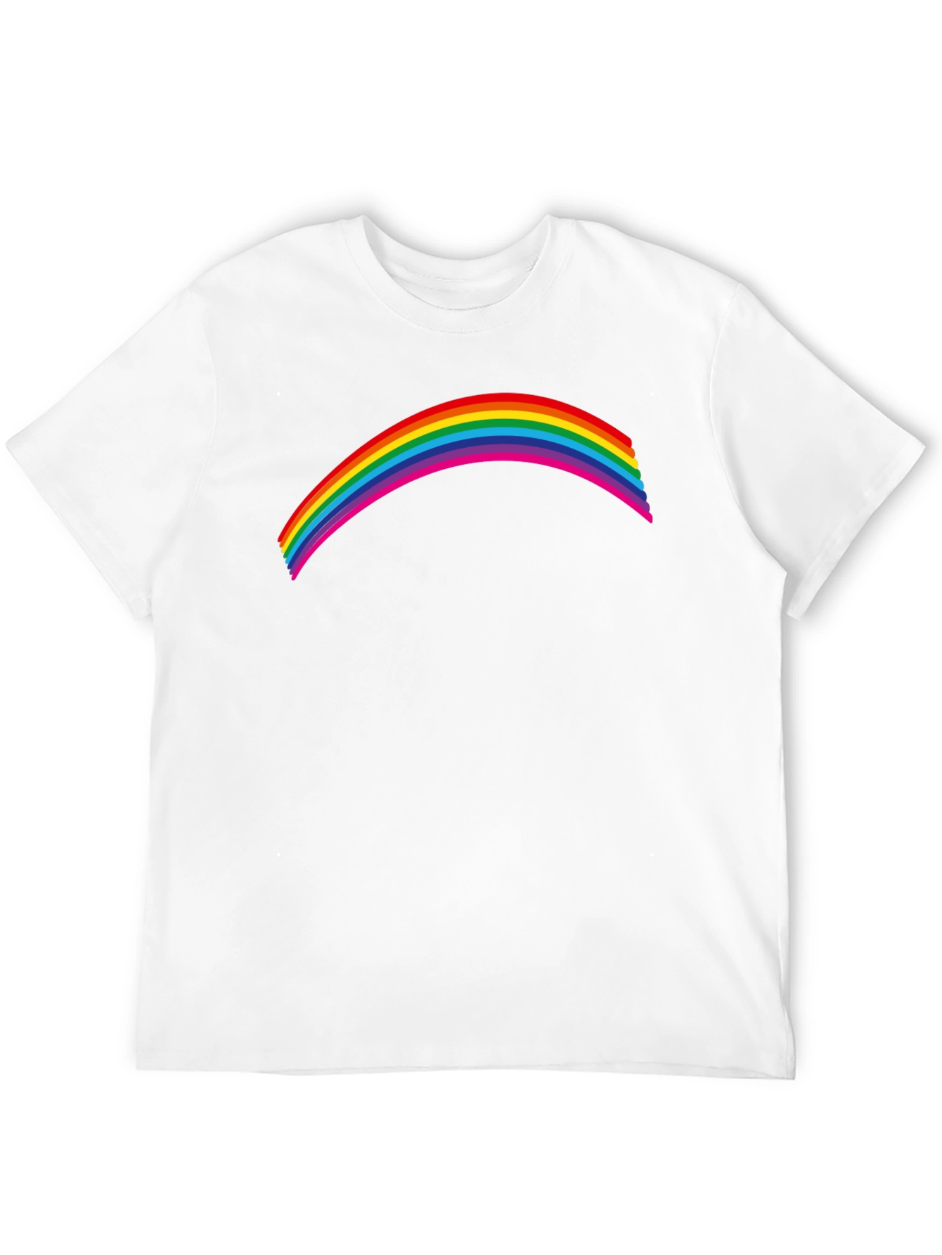 Rainbow Graphic Black T-Shirt