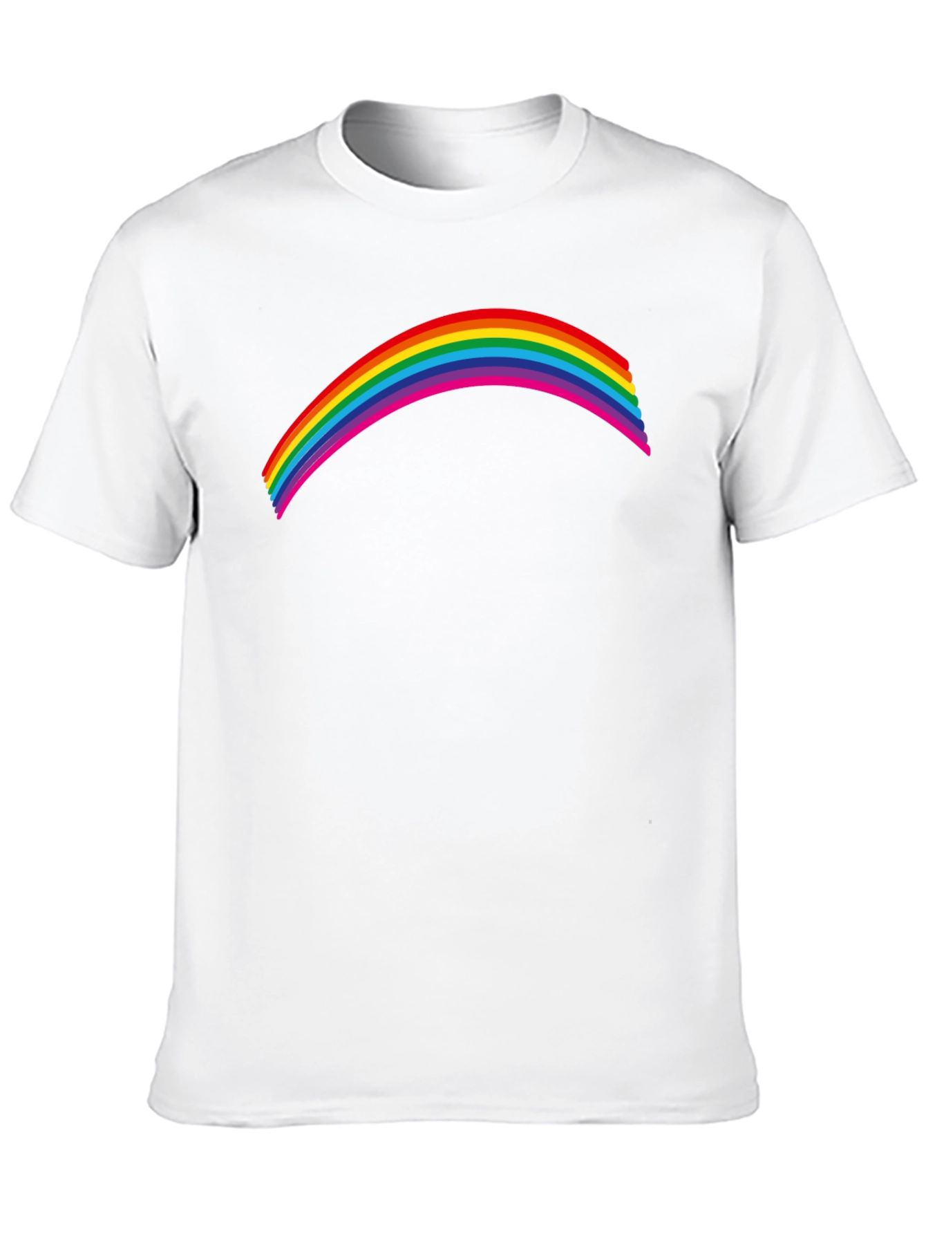 Rainbow Graphic Black T-Shirt