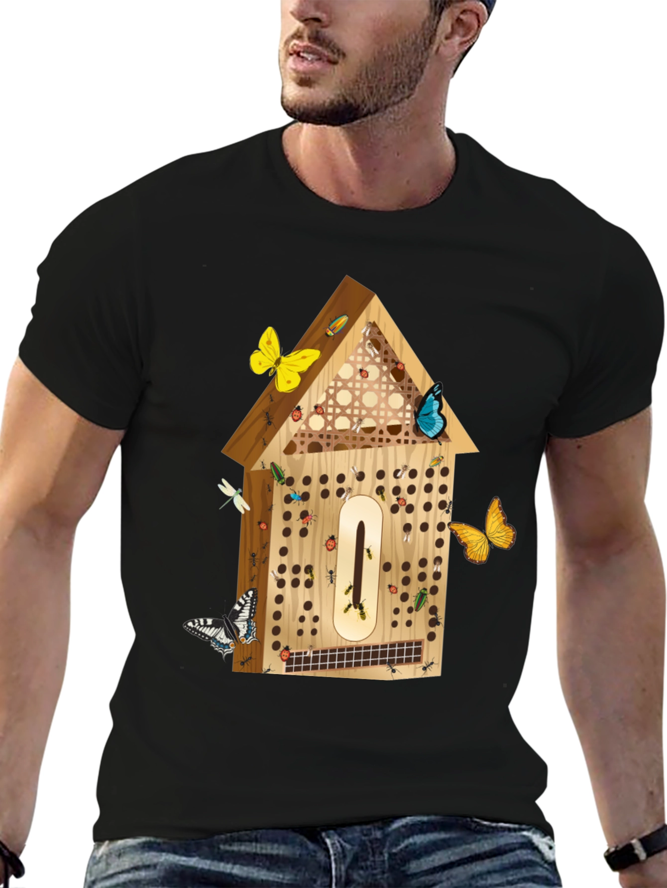 Insect Hotel T-Shirt - Nature Lover Tee