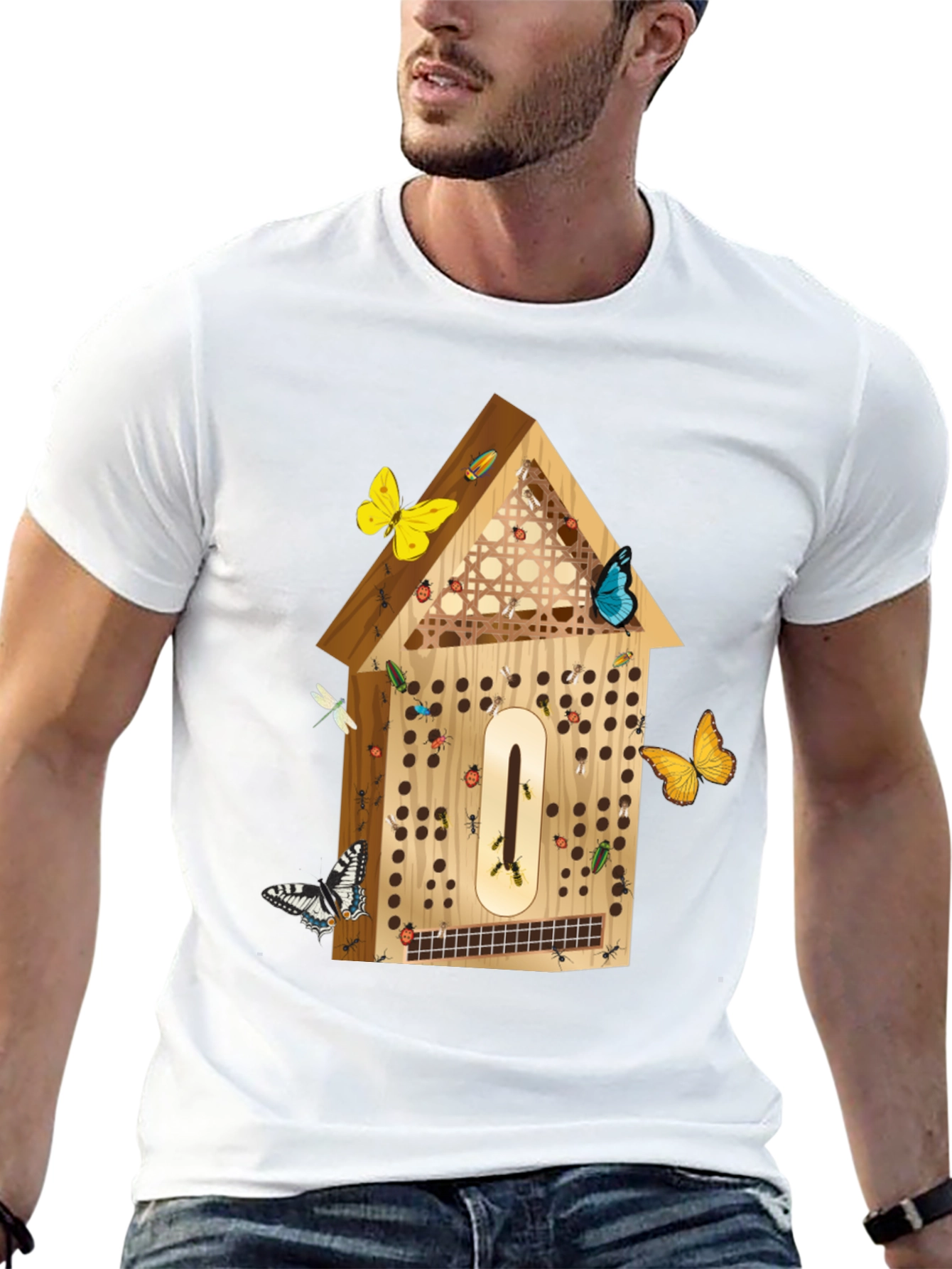 Insect Hotel T-Shirt - Nature Lover Tee