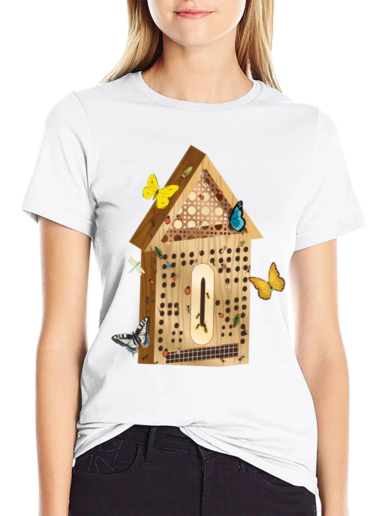 Insect Hotel T-Shirt - Nature Lover Tee