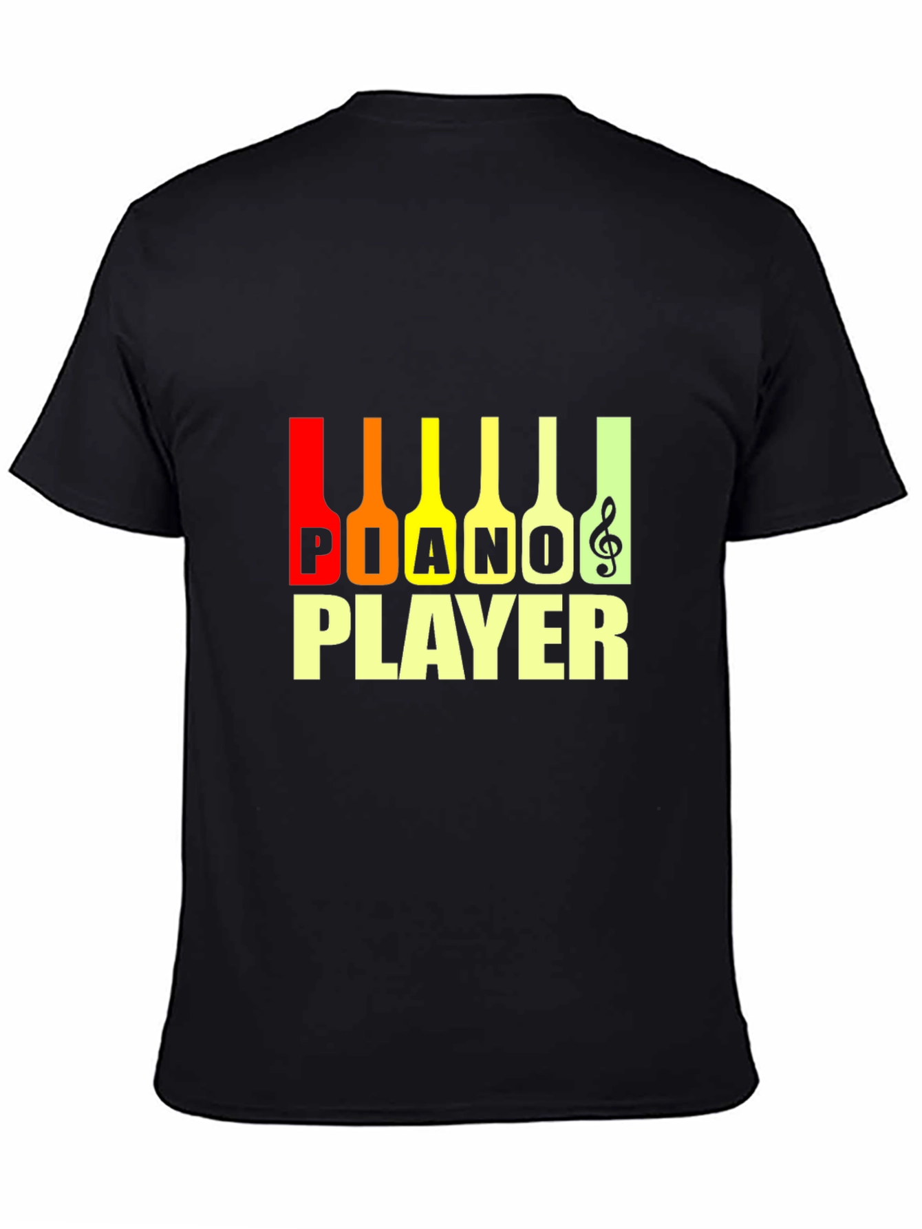 Piano Player Graphic Tee - Music Lover T-Shirt