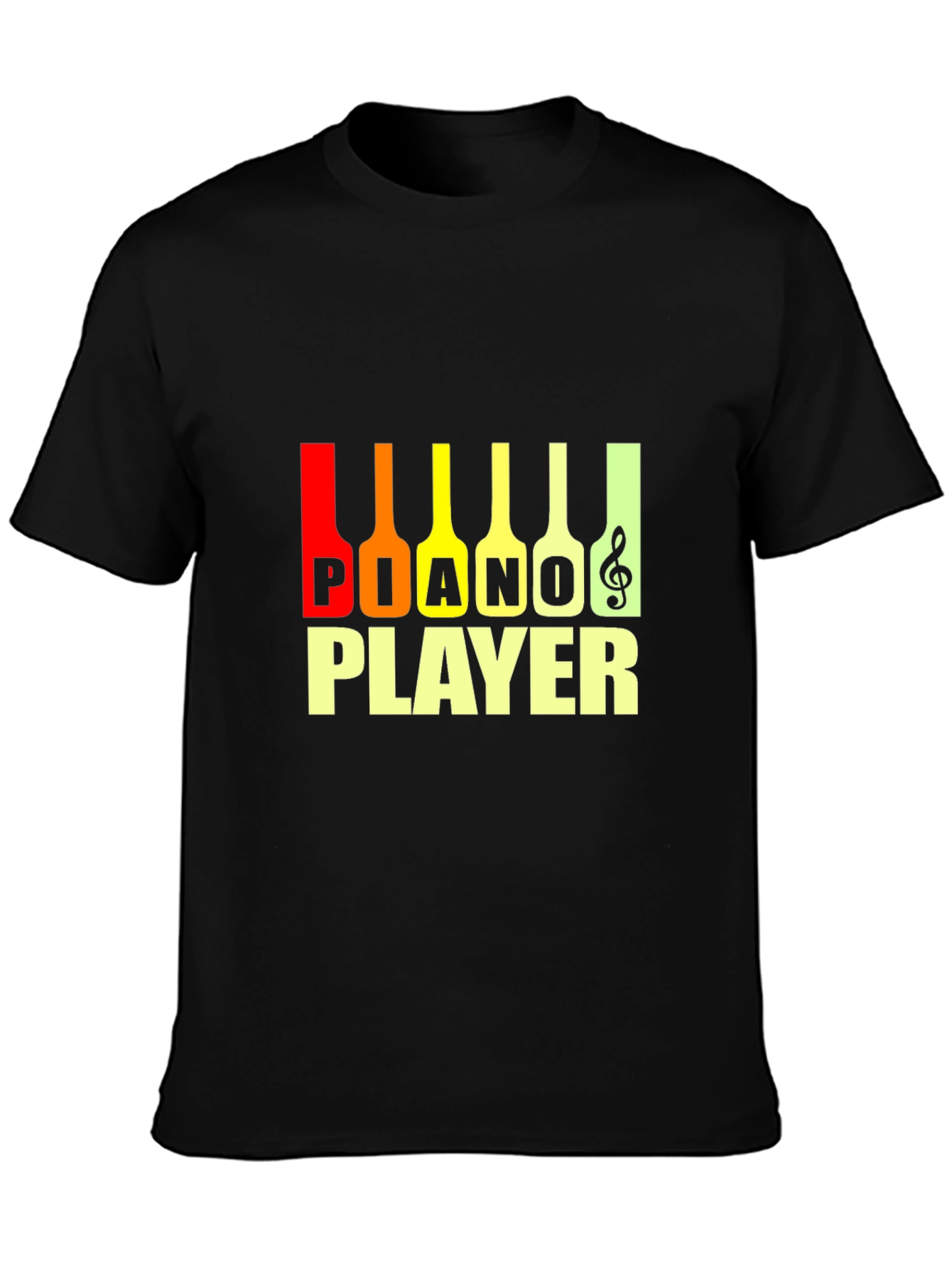 Piano Player Graphic Tee - Music Lover T-Shirt