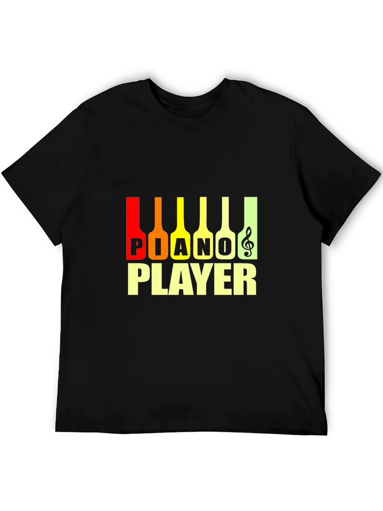 Piano Player Graphic Tee - Music Lover T-Shirt