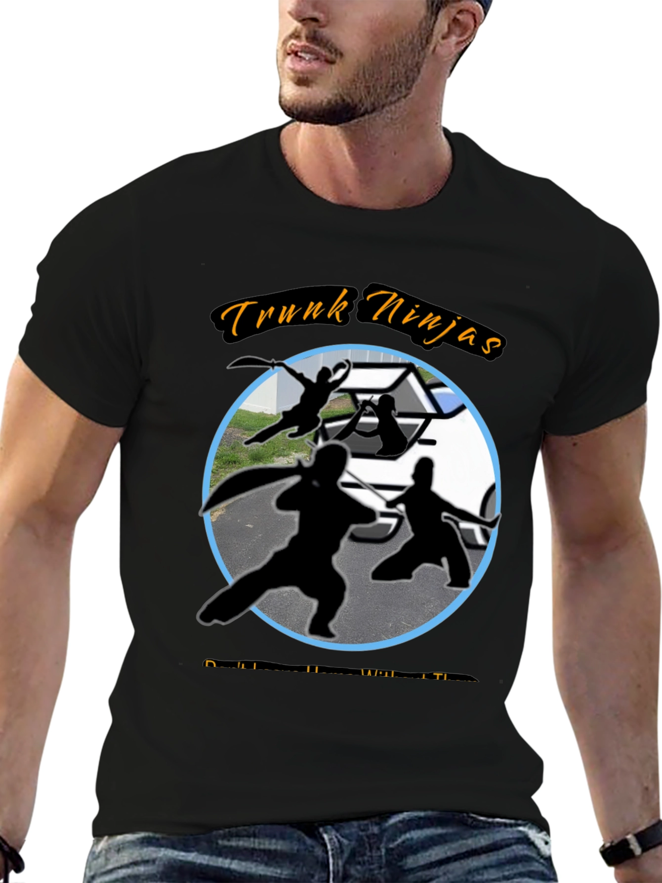 Trunk Ninjas Graphic Black T-Shirt