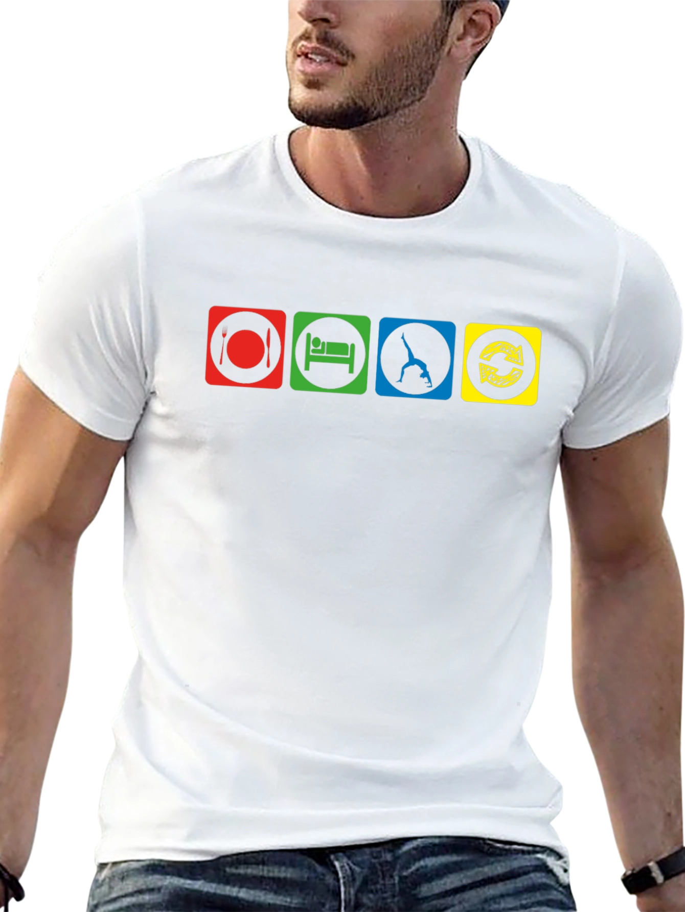 Eat Sleep Gymnastics Repeat T-Shirt