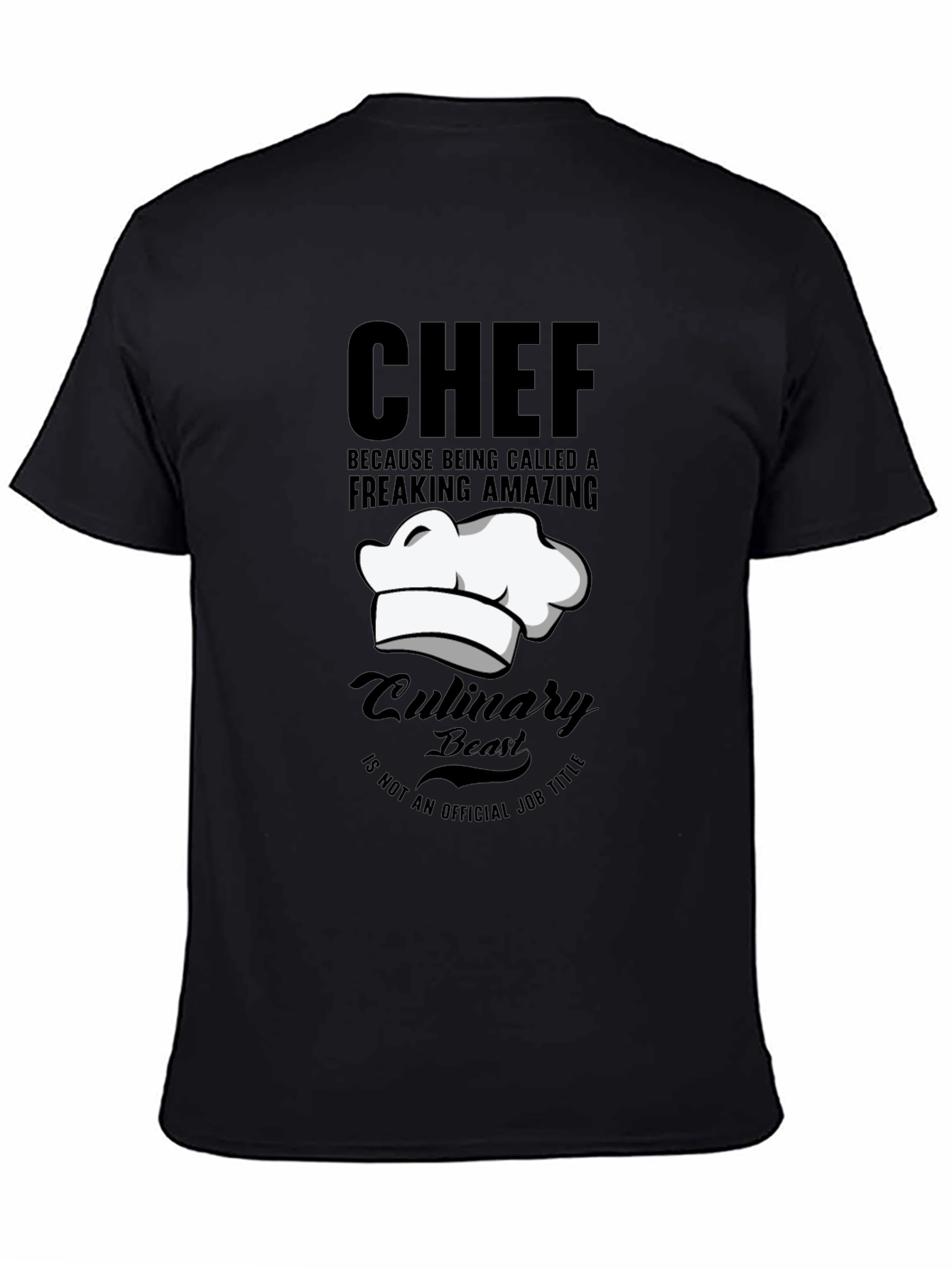 Chef Culinary Beast Funny T-Shirt