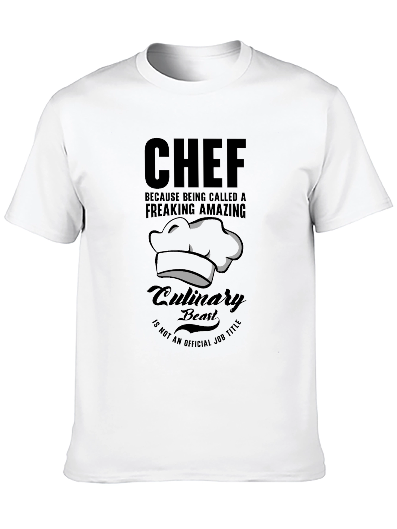 Chef Culinary Beast Funny T-Shirt