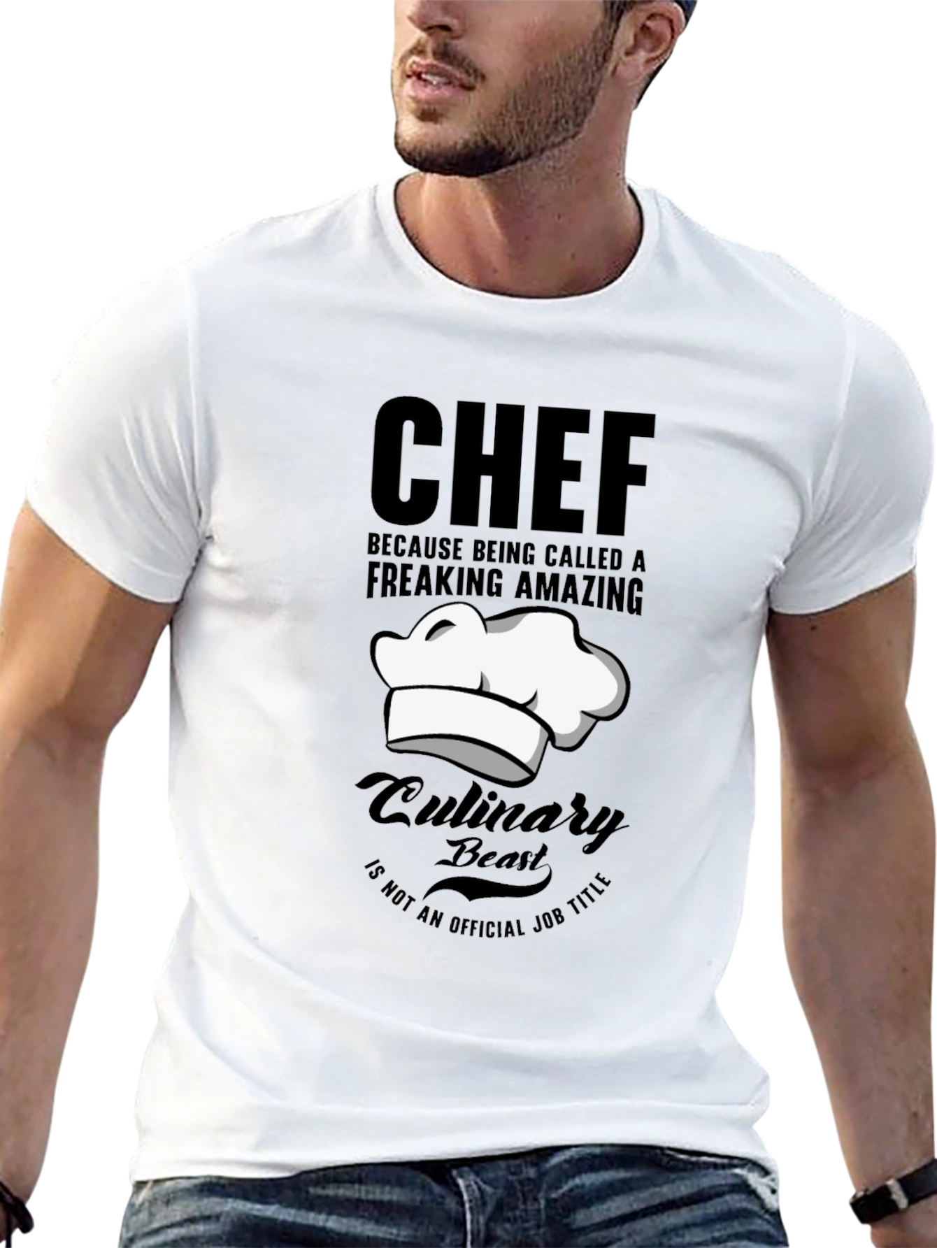 Chef Culinary Beast Funny T-Shirt
