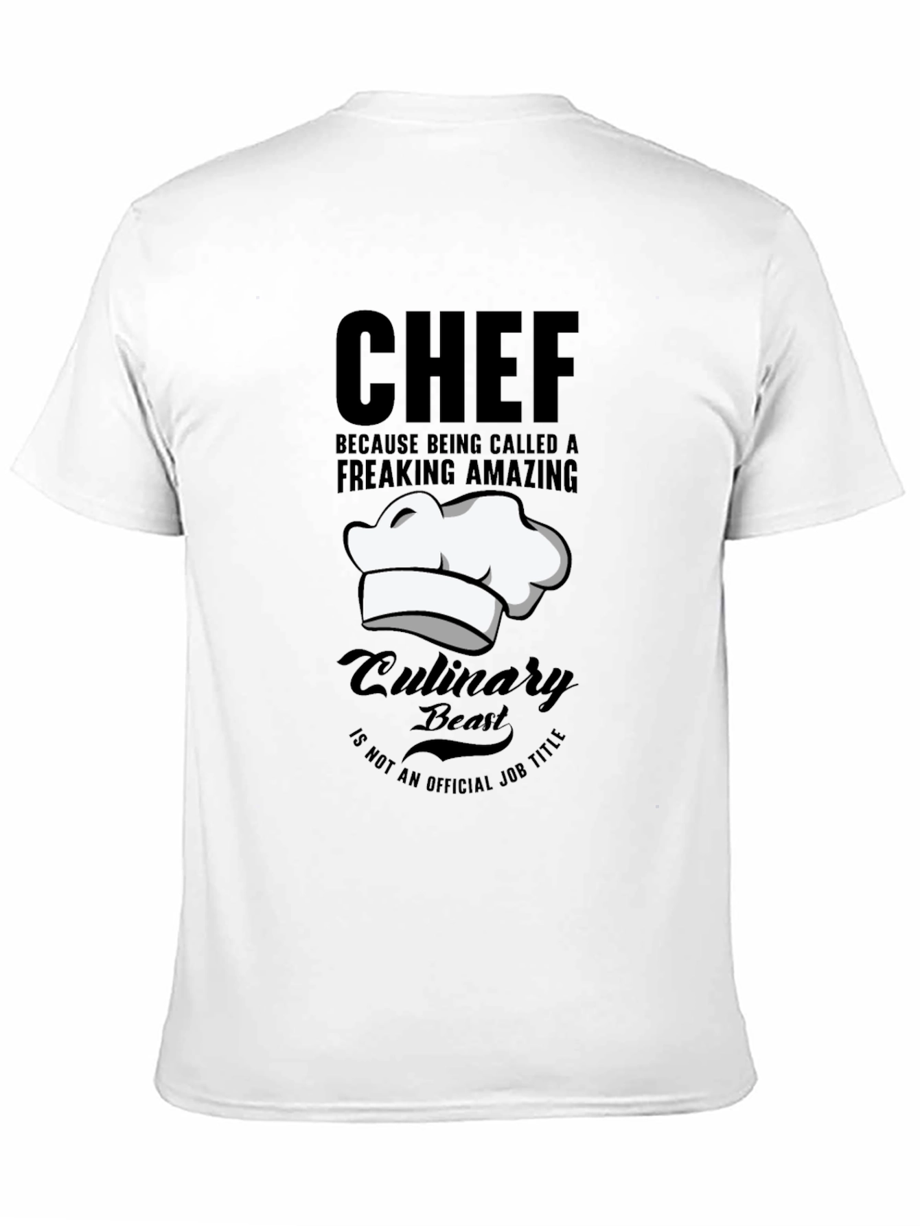 Chef Culinary Beast Funny T-Shirt