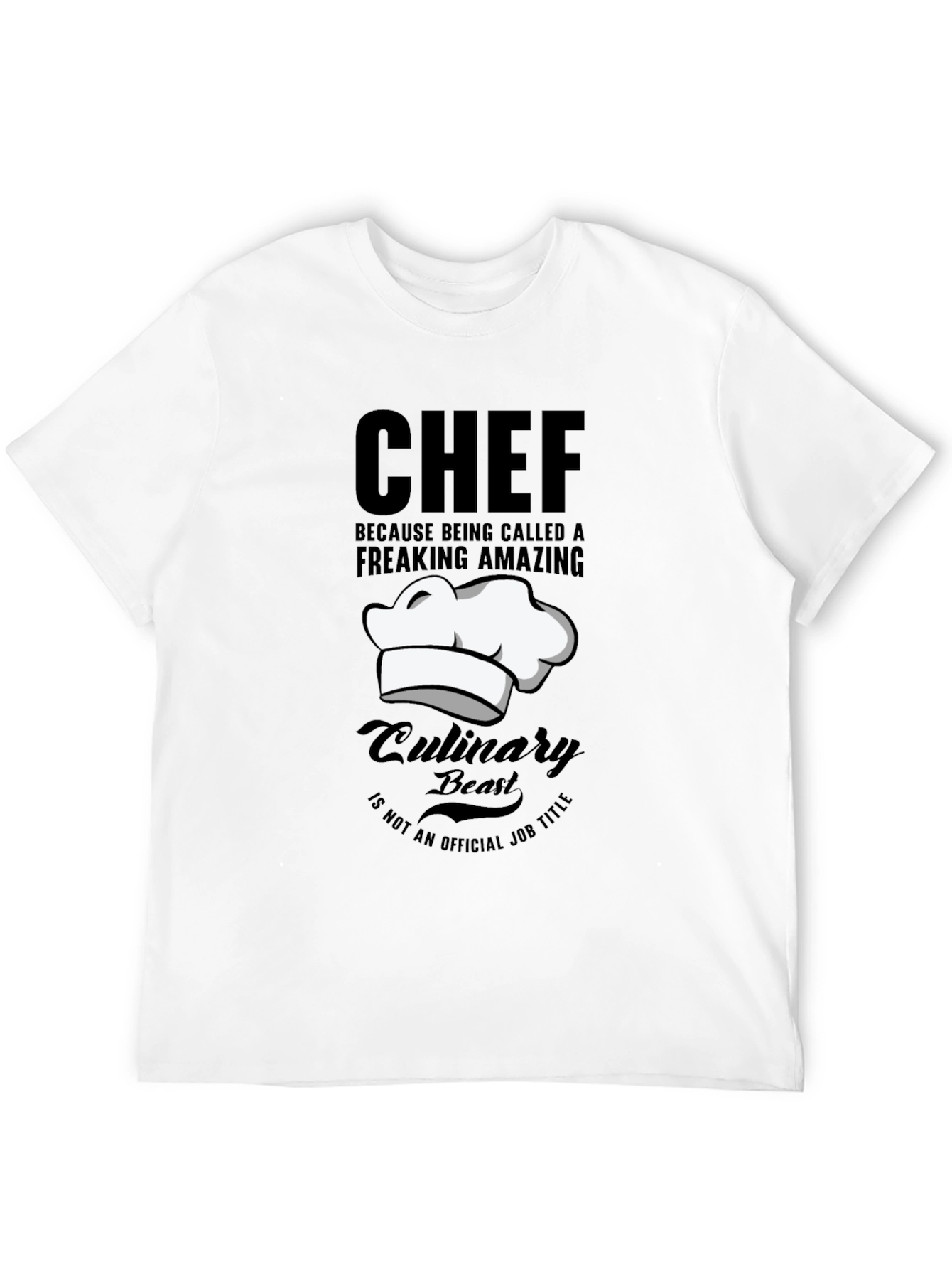 Chef Culinary Beast Funny T-Shirt