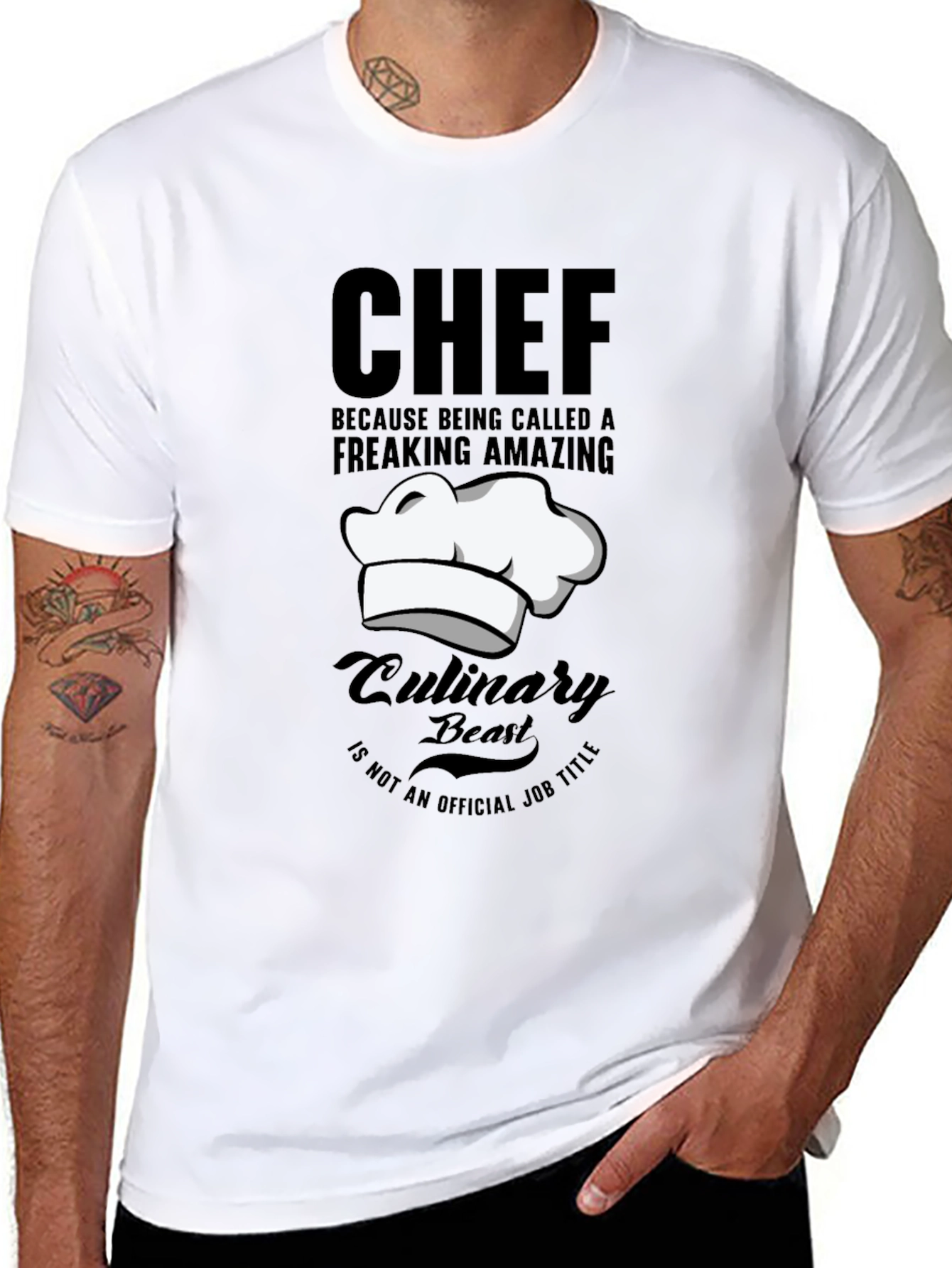 Chef Culinary Beast Funny T-Shirt
