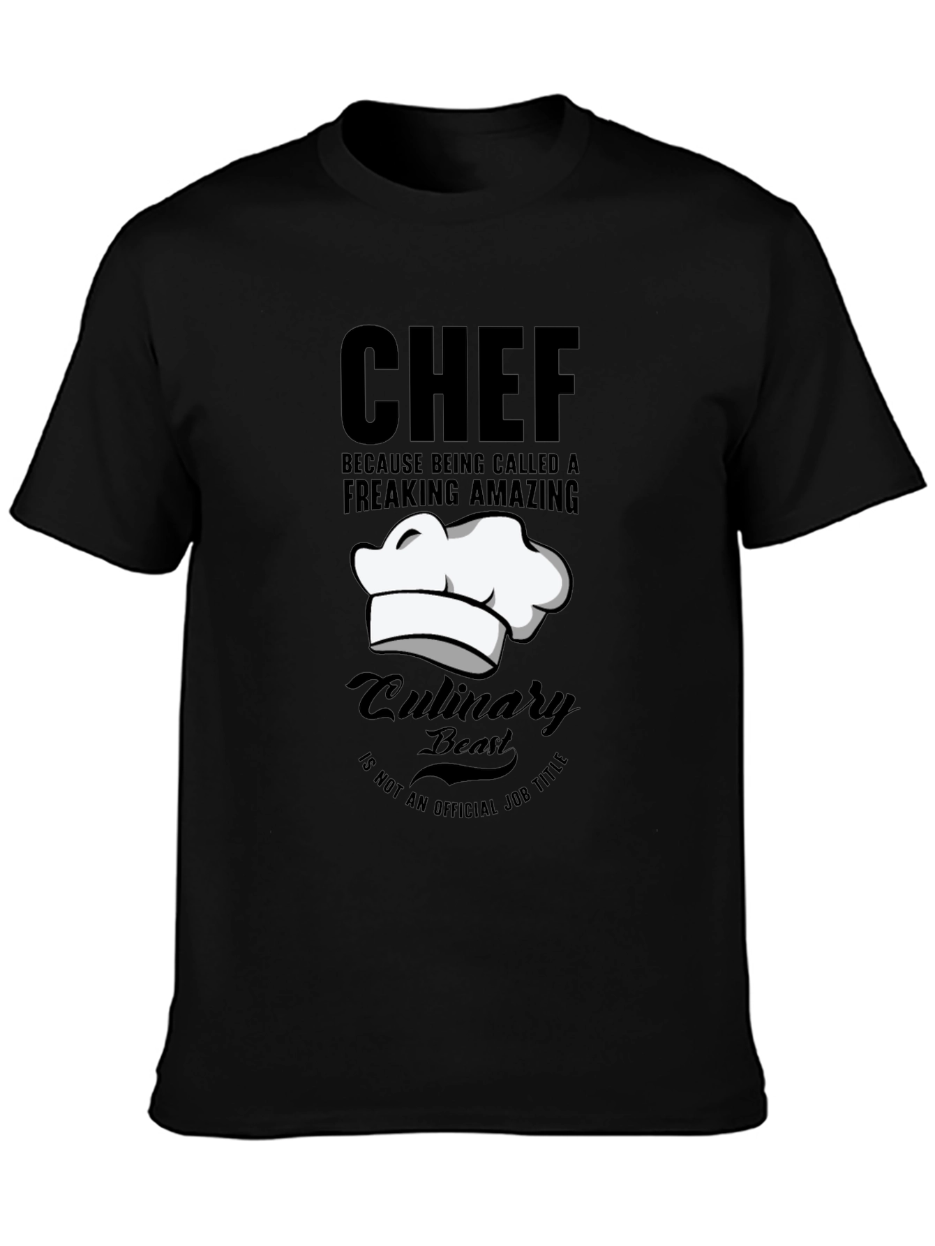 Chef Culinary Beast Funny T-Shirt